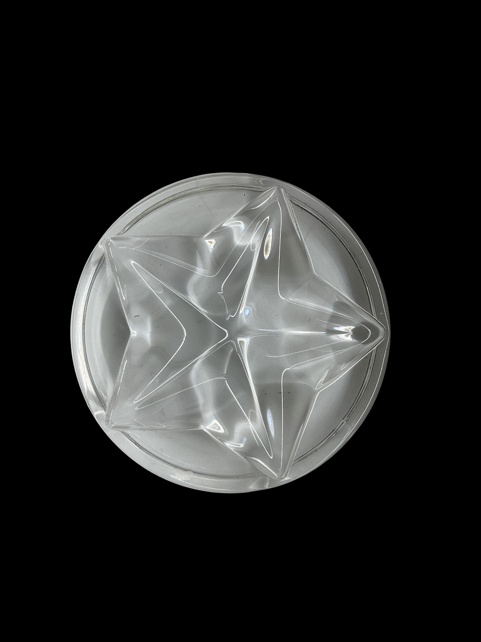Steuben Crystal Star Paperweight / Hand Cooler (1 of 4)