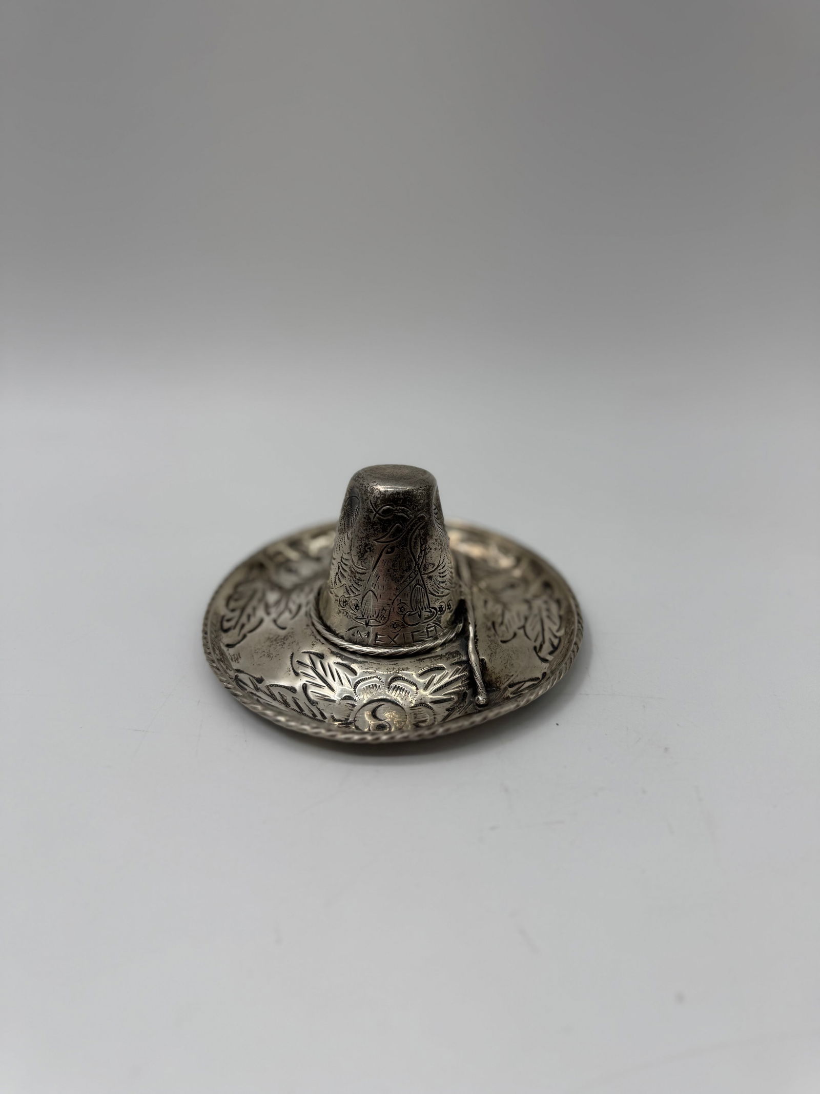 Vintage Maciel Sterling Silver Sombrero Jewelry Tray (1 of 3)