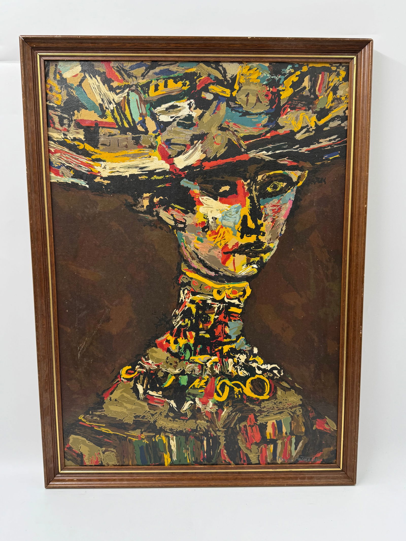 René Portocarrero (Cuban, 1912–1985) OIl on Canvas (1 of 3)