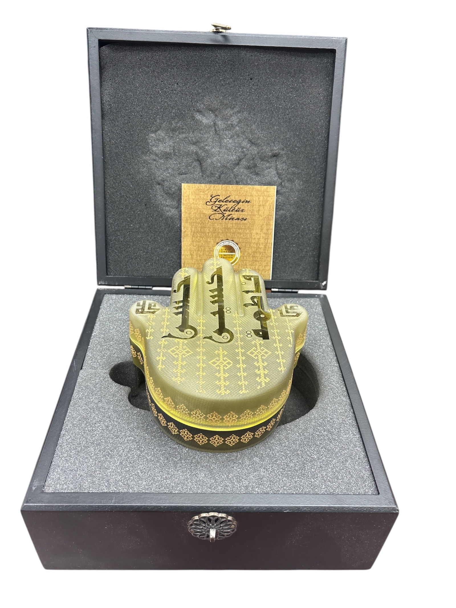 Hamsa Hand of God Decorative Candy Dish with Certificate of Authenticity (1 of 4)