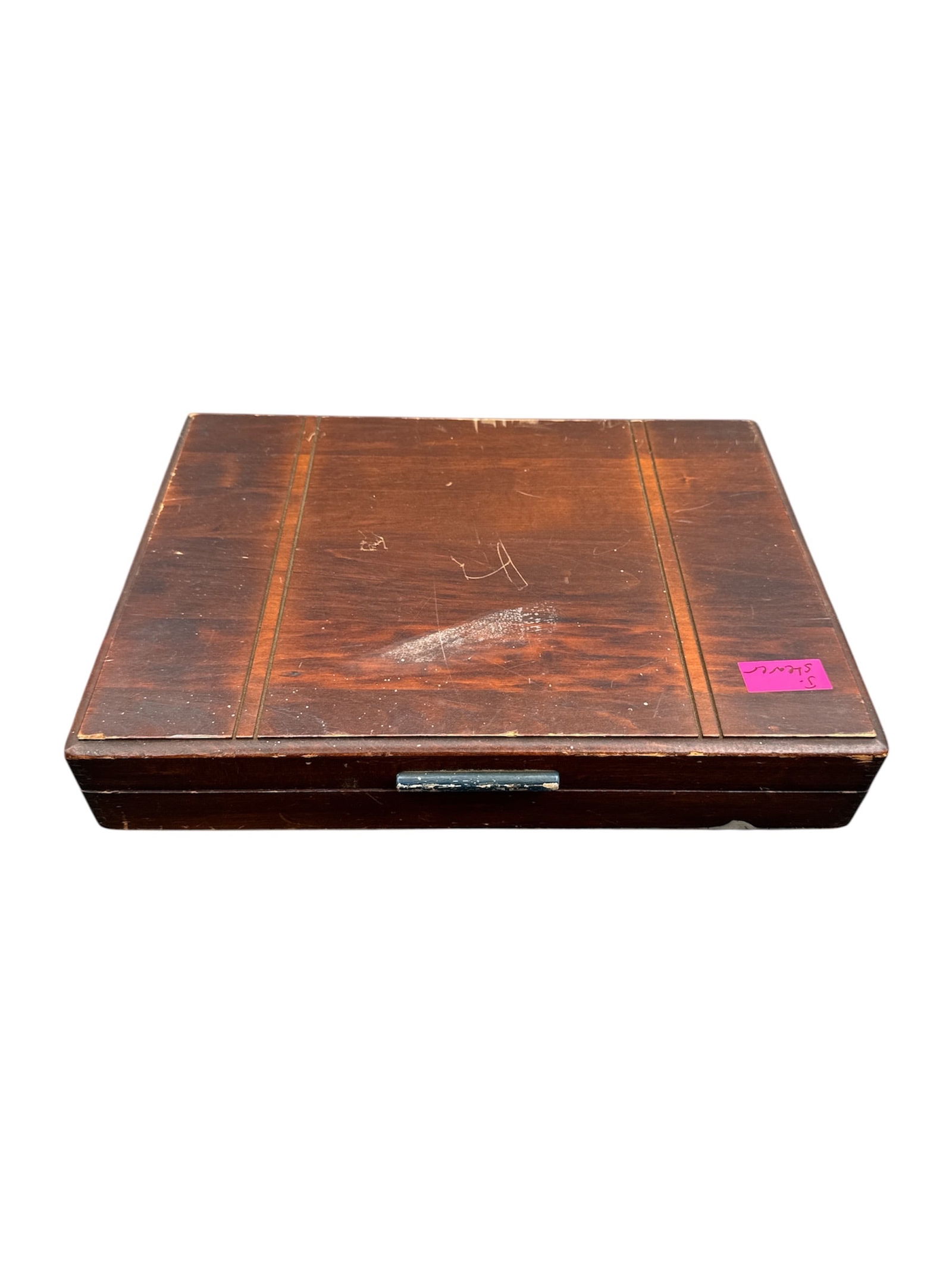 Large Vintage Silverplate Flatware Set with Storage Case - 2