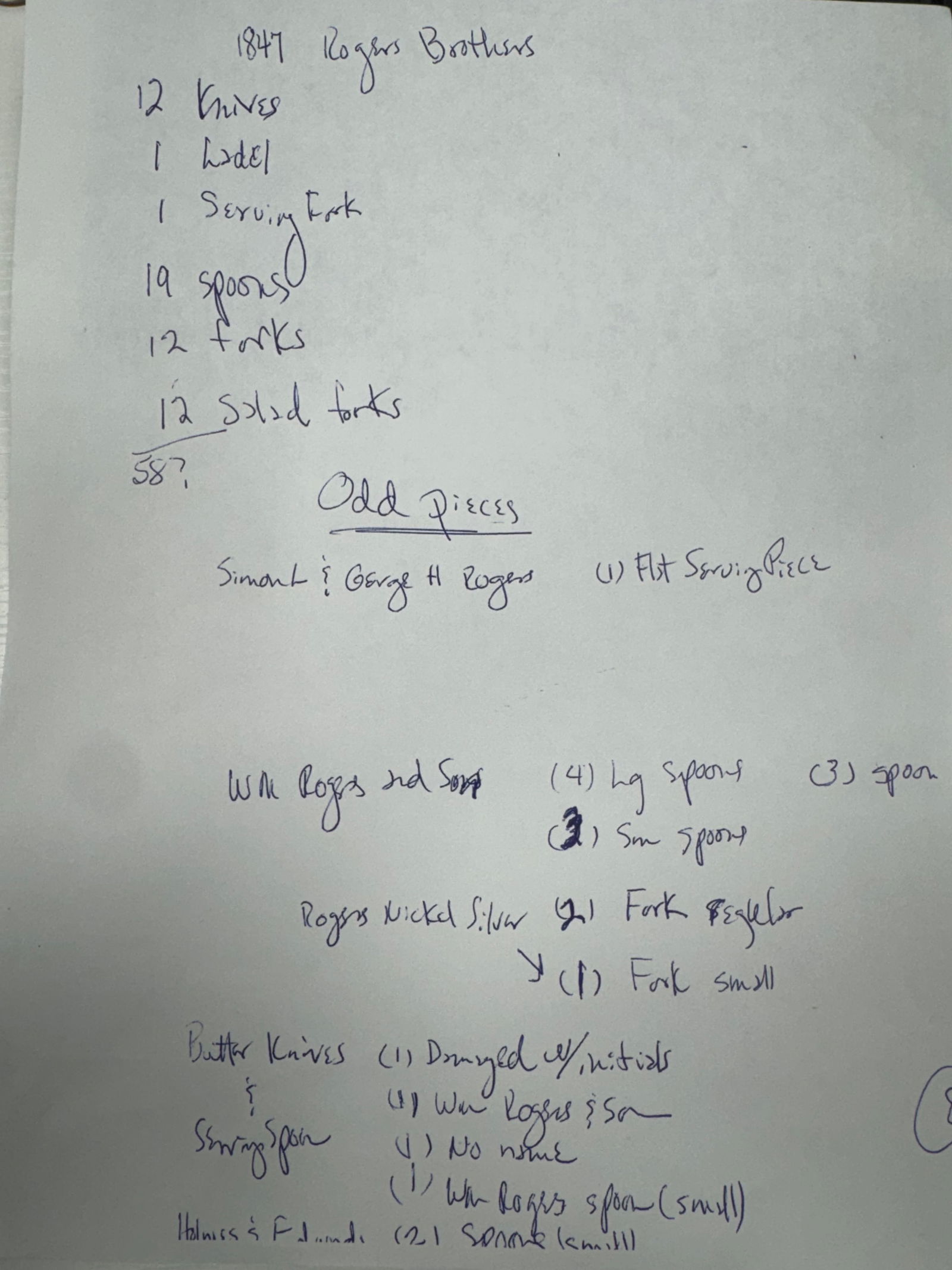 Large Vintage Silverplate Flatware Set with Storage Case - 3