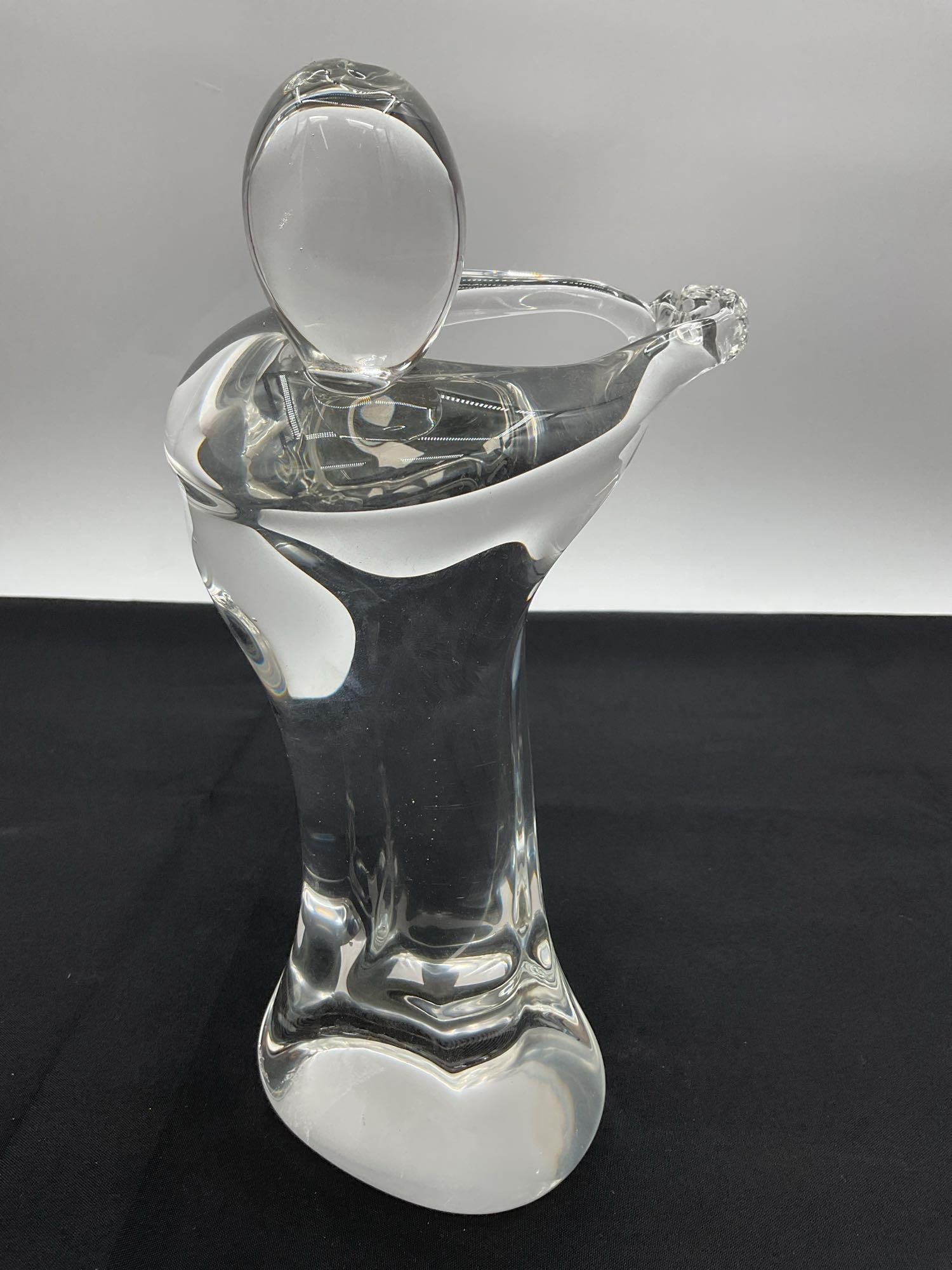 Murano Clear Art Glass Madonna Figurine (1 of 4)