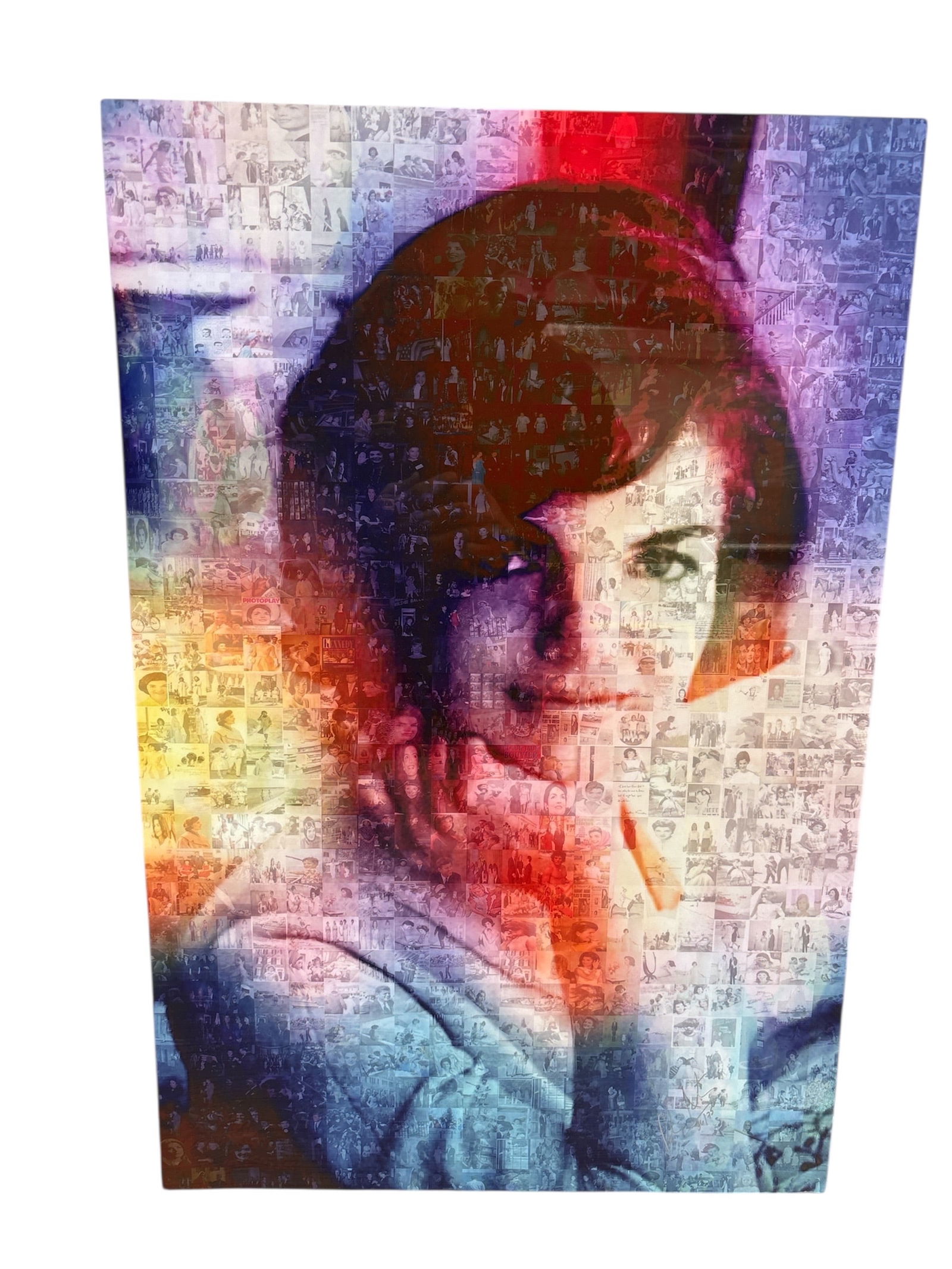 Robin Austin (b. 1959) "Elegance" Photomosaic Portrait of Jacqueline Kennedy Onassis, Limited (1 of 4)
