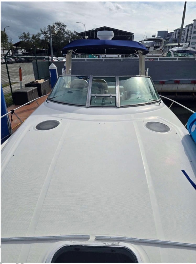 Serenity - Sea Ray 340: 2005 Sea Ray 340 Sundancer SportsmanTwin Mercruisers 6.2L 393 MagRepowered in 2022 900hrs eachKholer generator 5kw replaced for a new one in 2022 1900hrs4 2026 BatteriesPVC floorBow thruster (motor