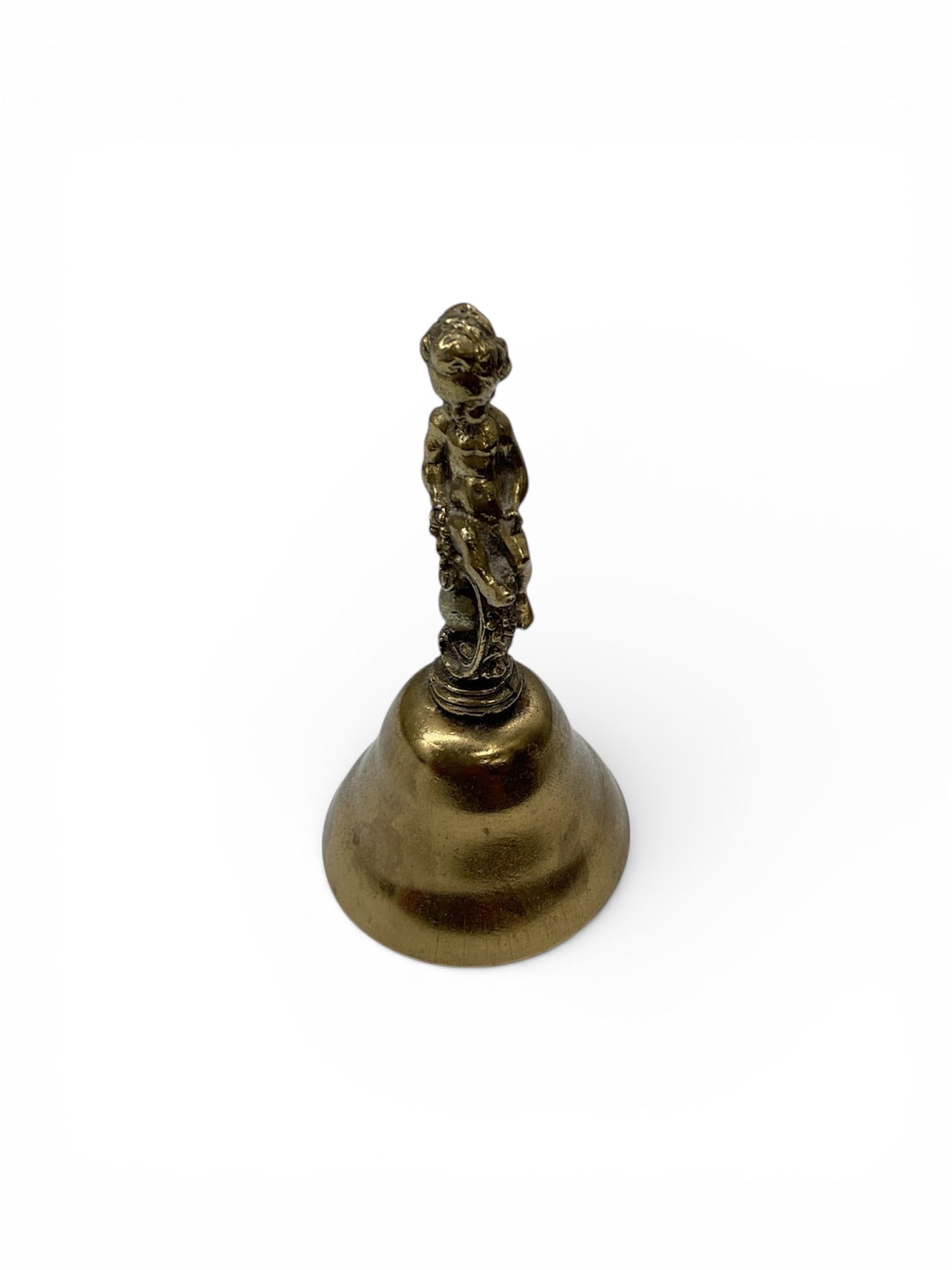 Decorative Metal Bell with Figural Handle (1 of 3)