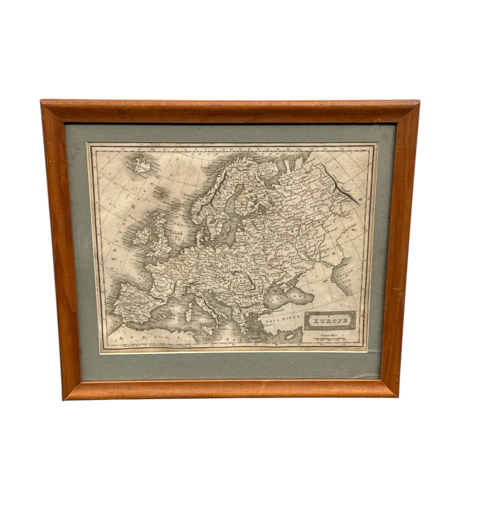 Antique Engraved Map of Europe, c. 1816-1817, by Sidney Hall/Aaron Arrowsmith (1 of 3)