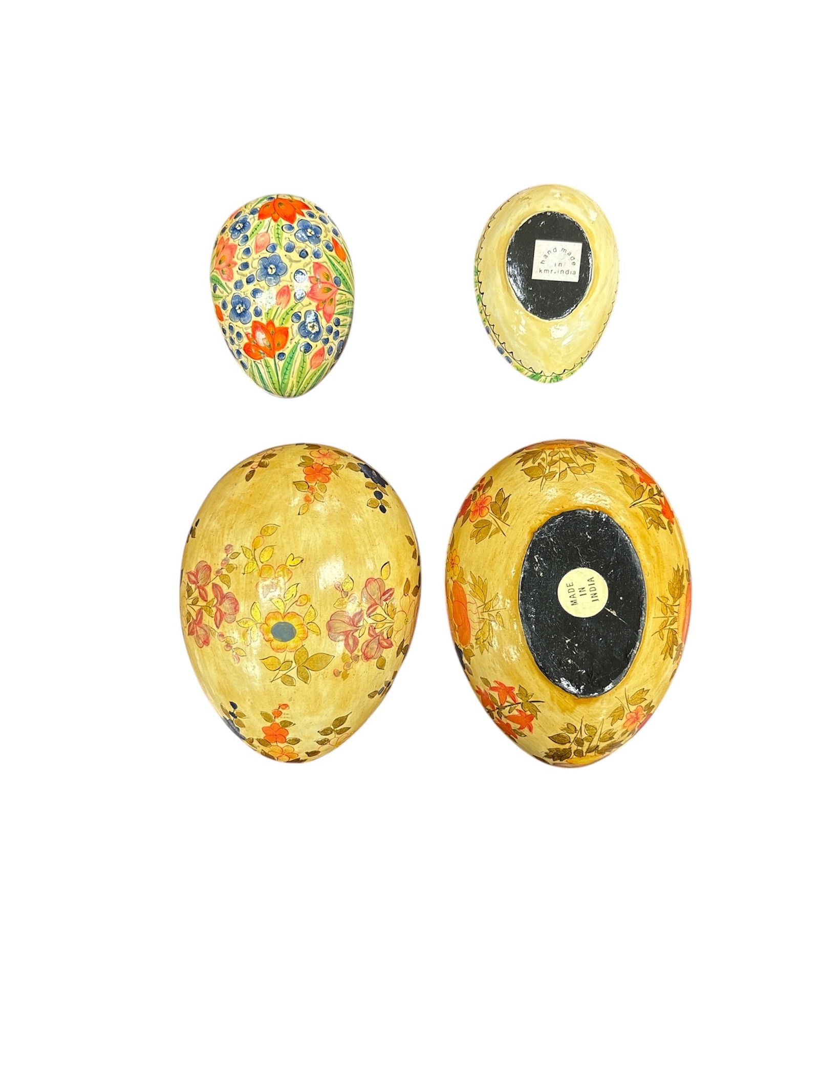 Pair of Vintage Decorative Storage Eggs (1 of 3)