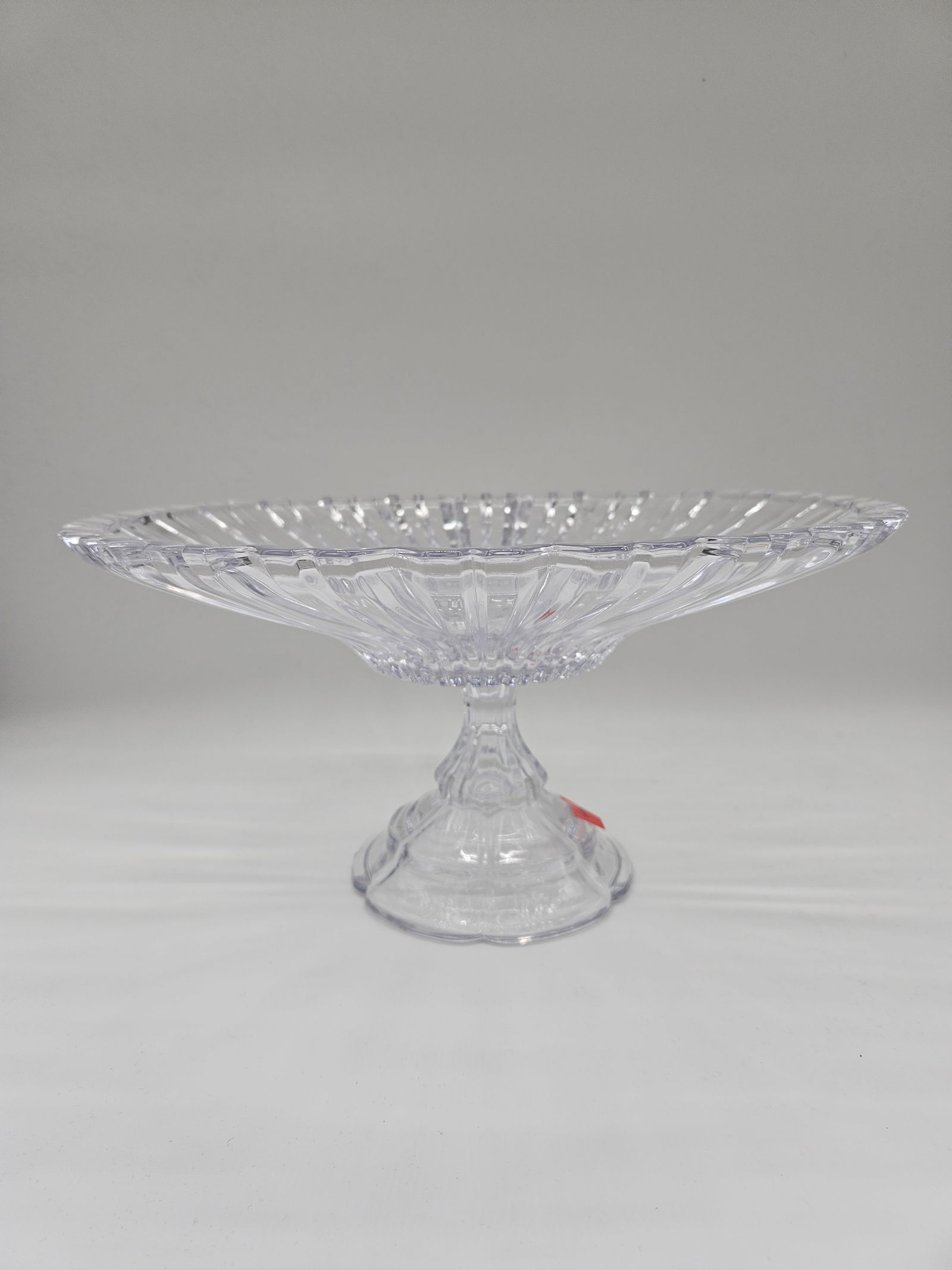 Pressed Glass Cake Stand (1 of 3)