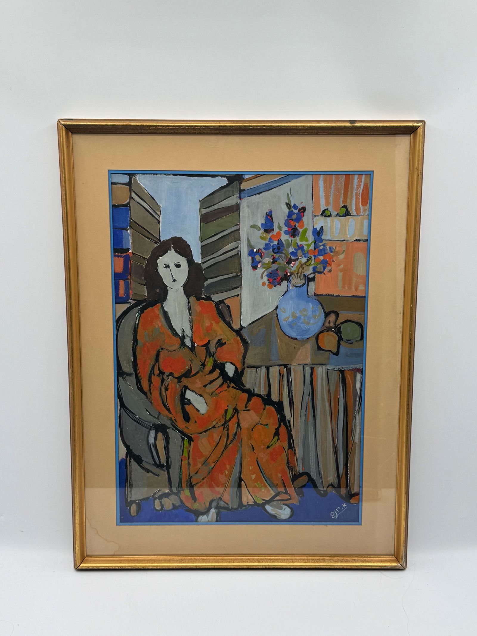 Abstract Interior Scene, Signed (1 of 4)