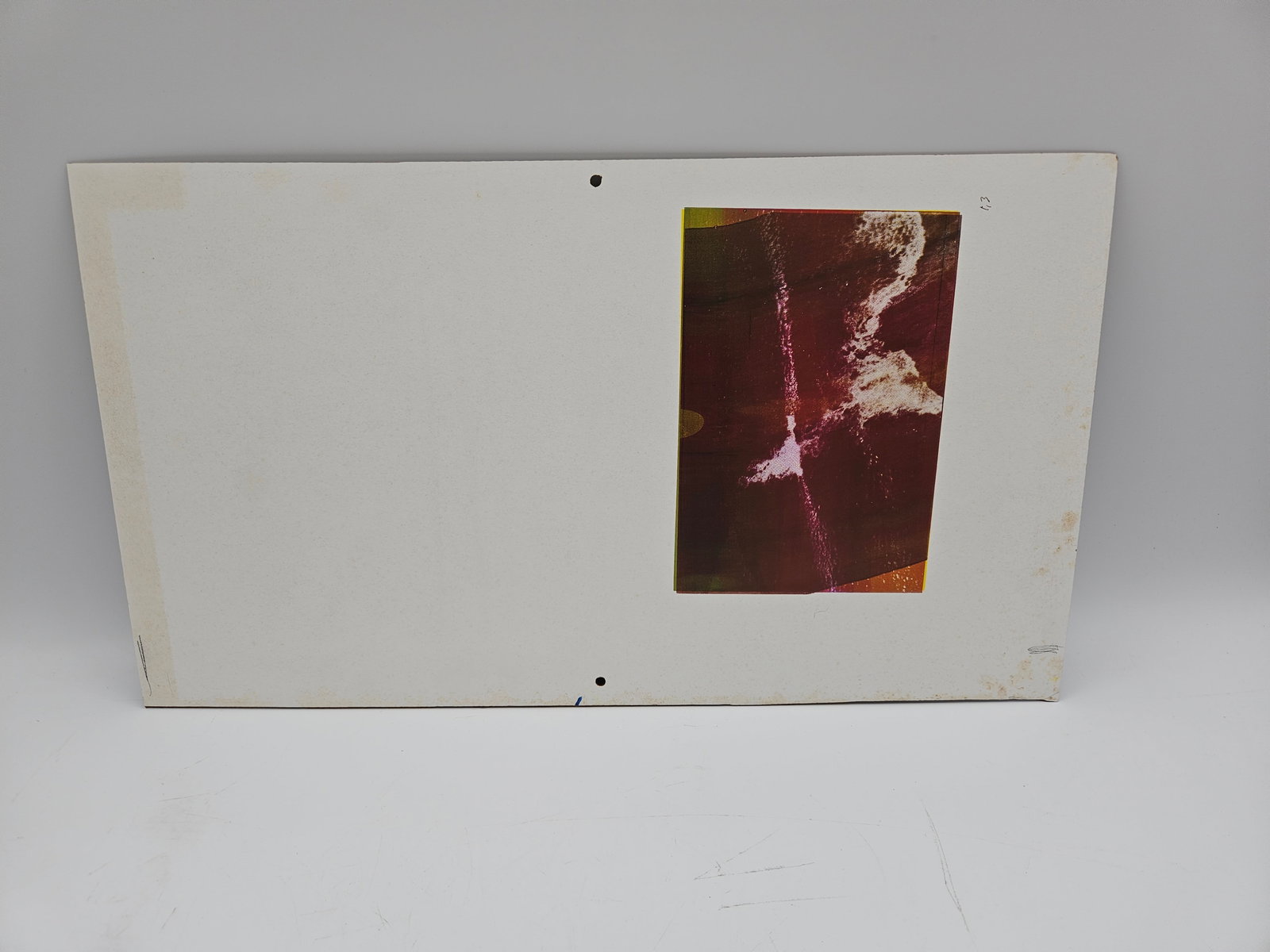 Abstract Expressionist Work on Board (1 of 2)