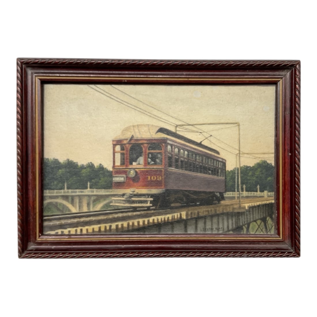 Kansas City, Clay County, & St. Joseph Railway (KCCCSJ) Car 43 Print (1 of 3)