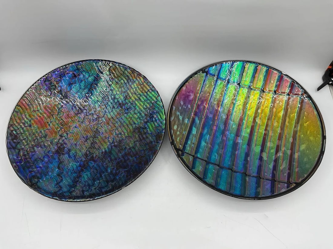 Michael Altheim 2012 Sunshine Glass Platter (1 of 8)