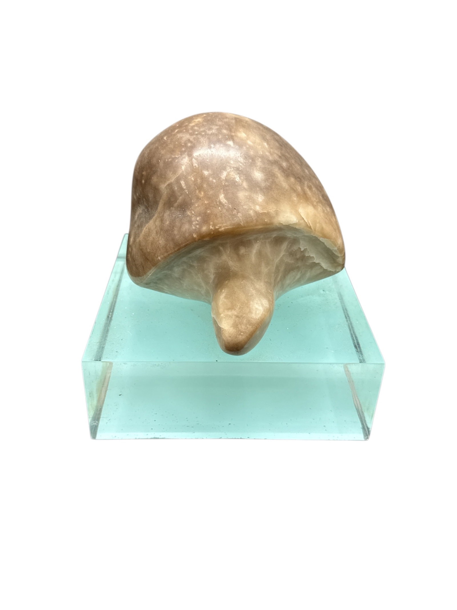 Signed M.S. Abstract Stone Sculpture Mushroom Form (1 of 5)