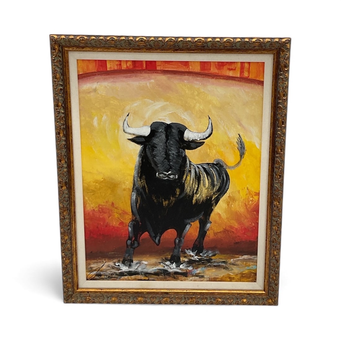 Bull Painting (Artist Unknown) (1 of 4)