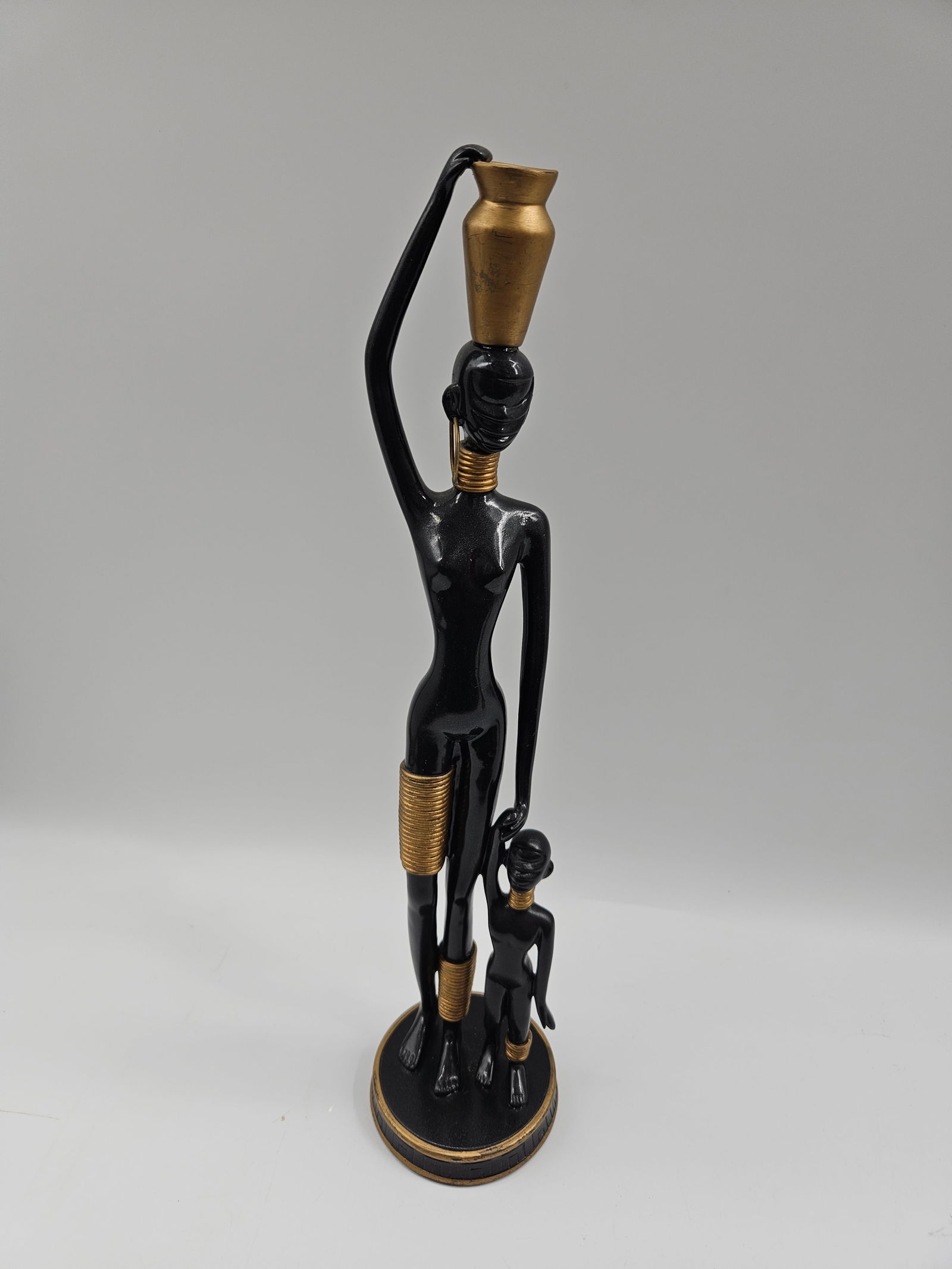 Figural Sculpture of Woman with Children (1 of 4)