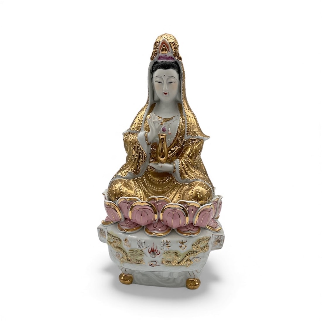 Hand-Painted Porcelain Guanyin Figure (1 of 5)