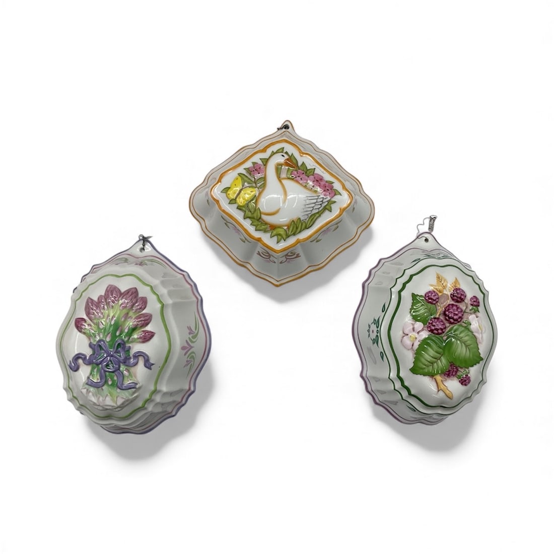 Franklin Mint Le Cordon Bleu Porcelain Wall Plaques (Set of 3) (1 of 3)