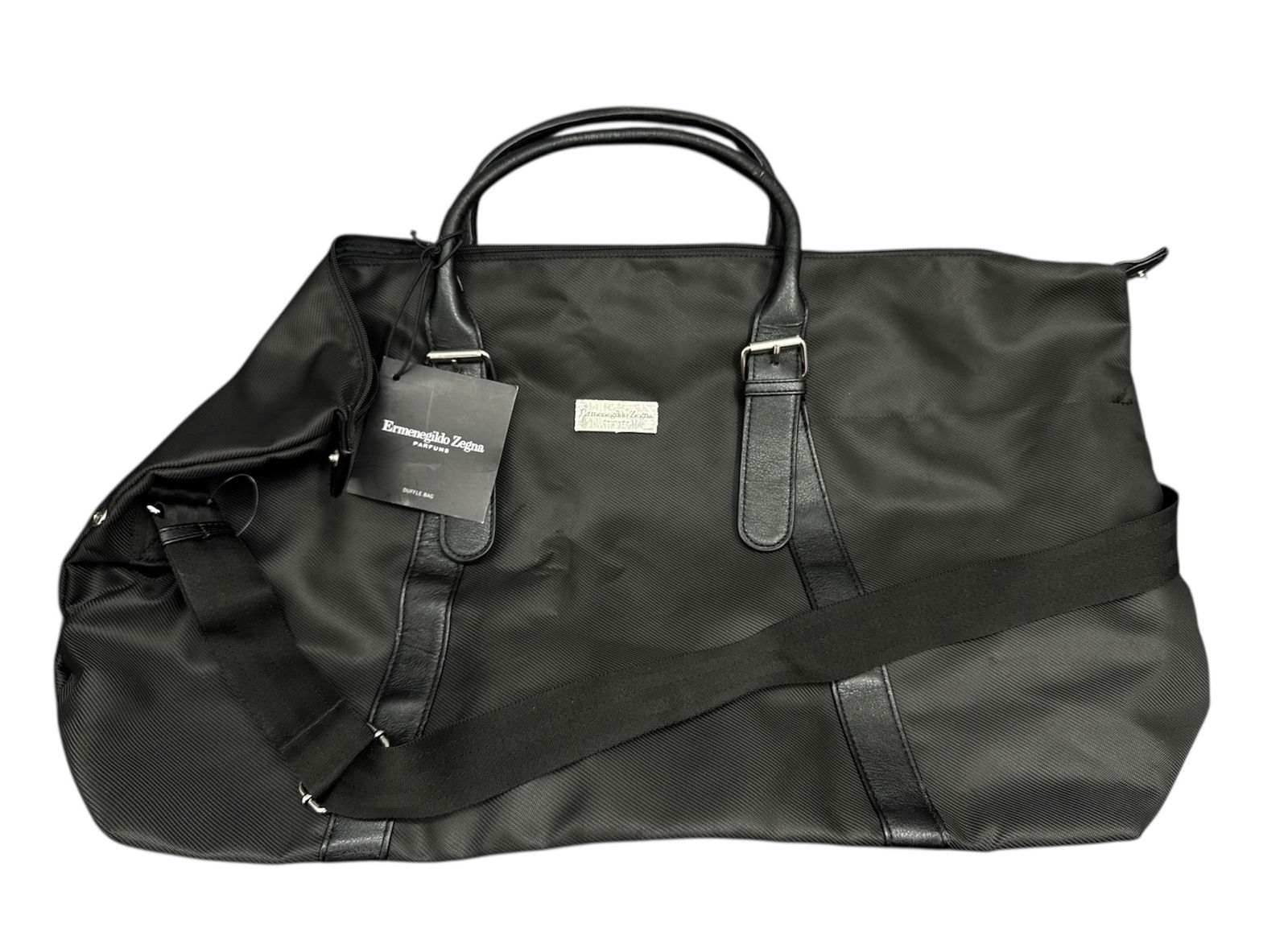 Ermenegildo Zegna Parfums Black Travel Duffel Bag (1 of 7)