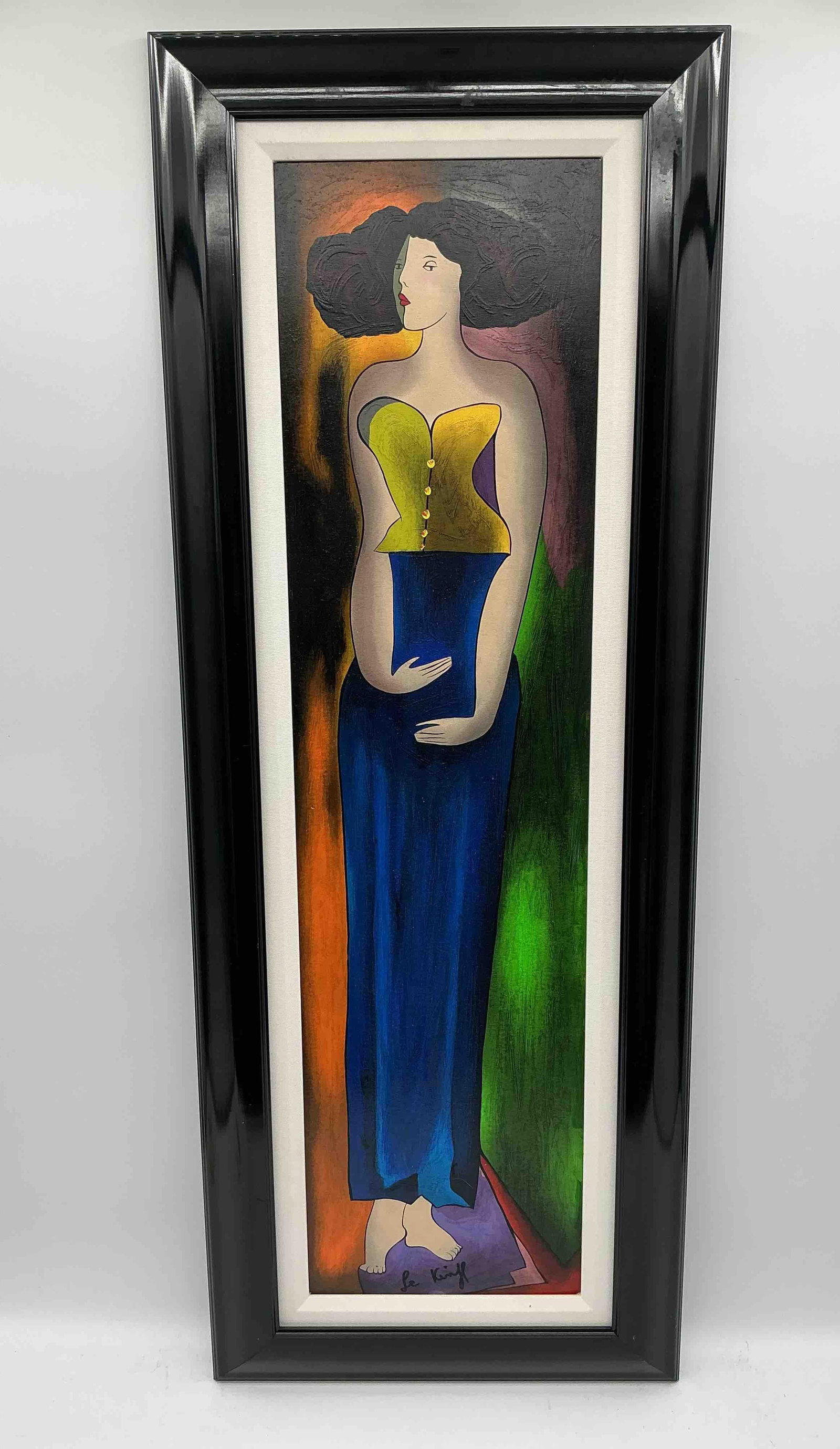 "Corset Juane" Linda Le Kinff (France, b.1949) Serigraph w/Papers (1 of 5)