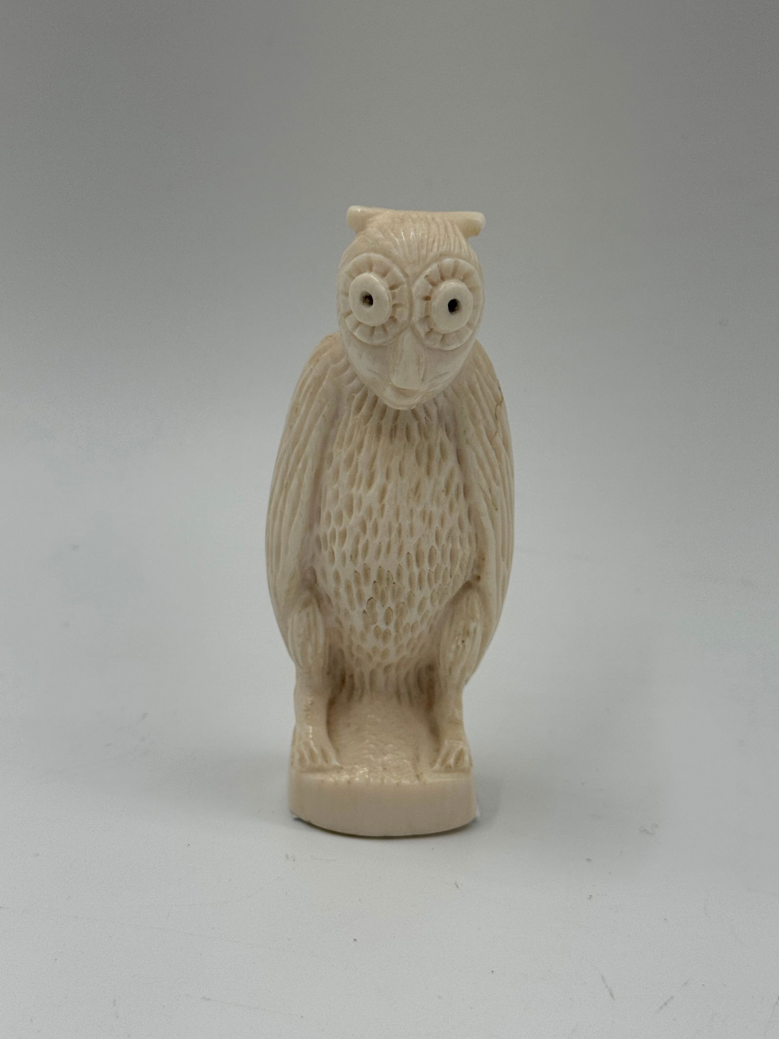 Small Carved Owl Figurine (1 of 3)