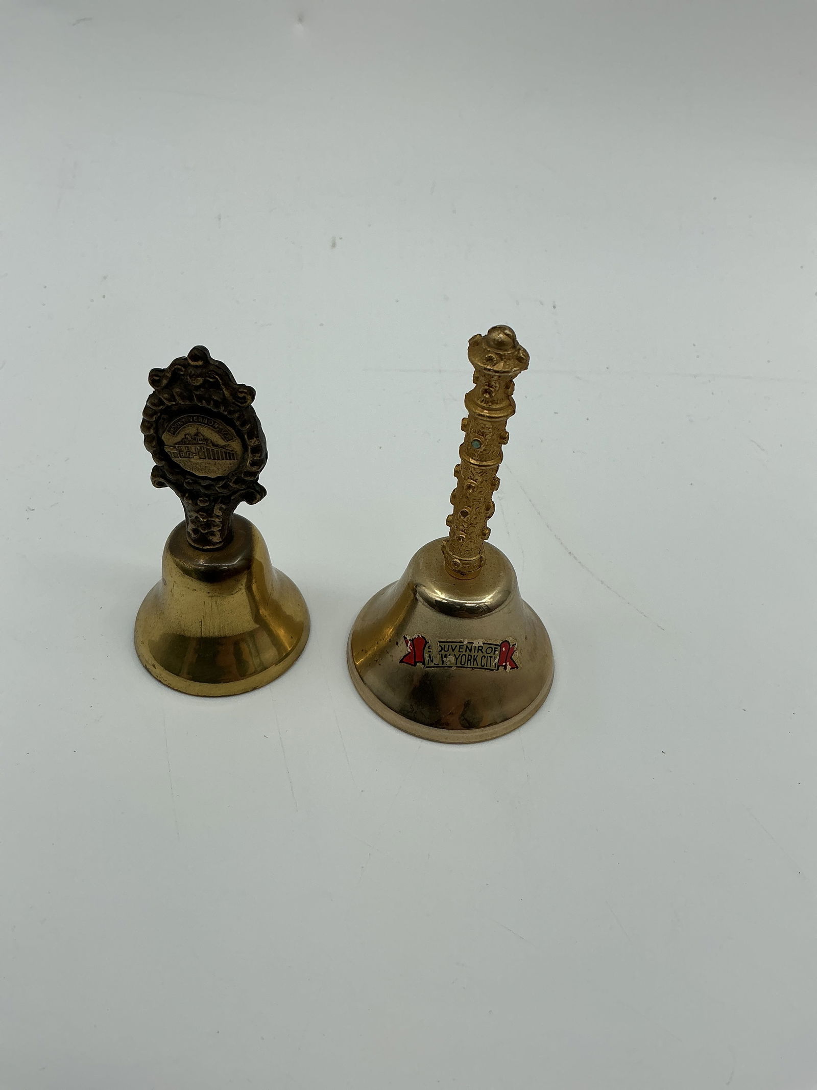 Two Souvenir Bells: Mount Vernon and New York City (1 of 7)