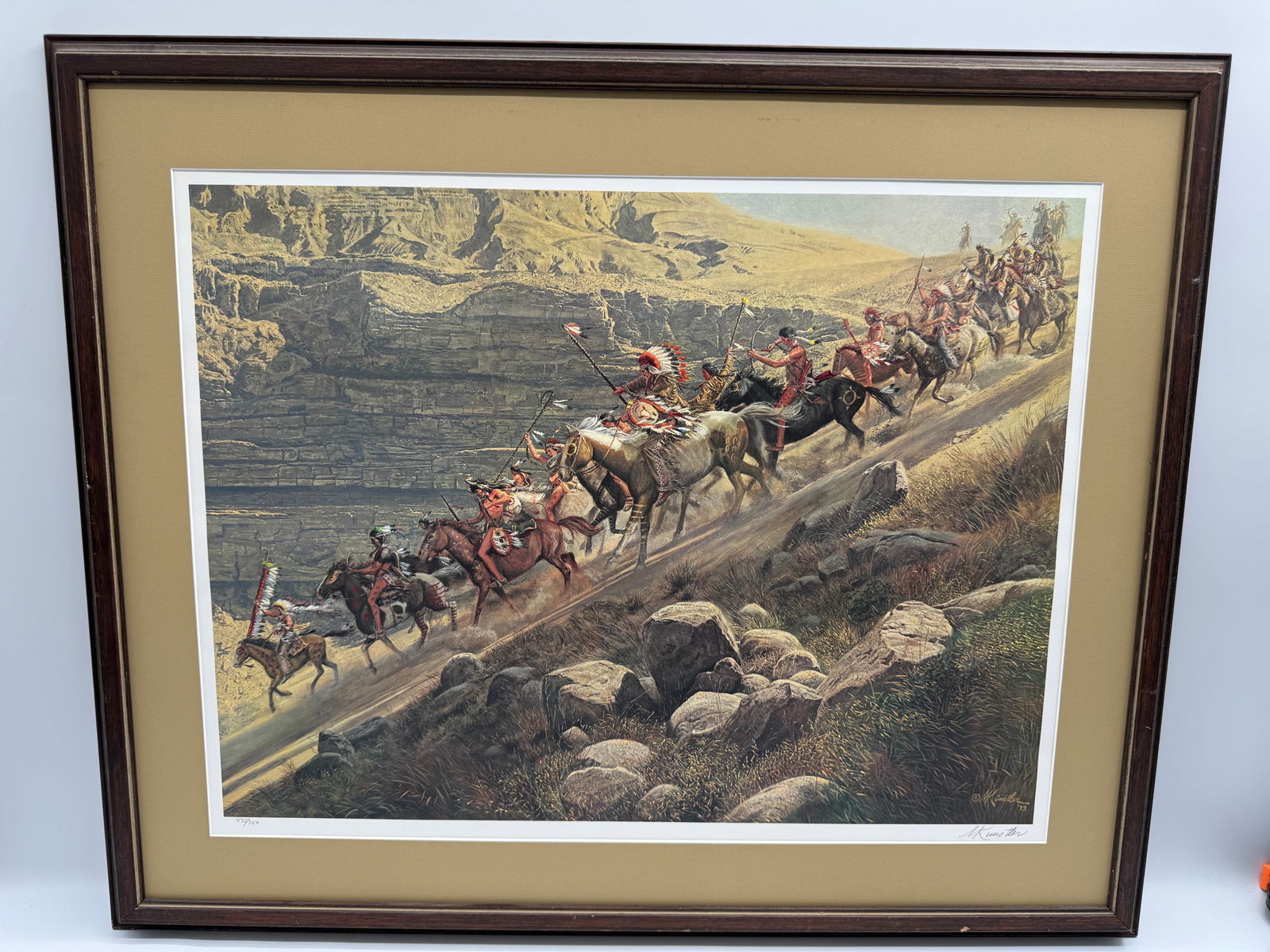 Mort Künstler 'The Long Trek Home' Print, 1979 (1 of 5)