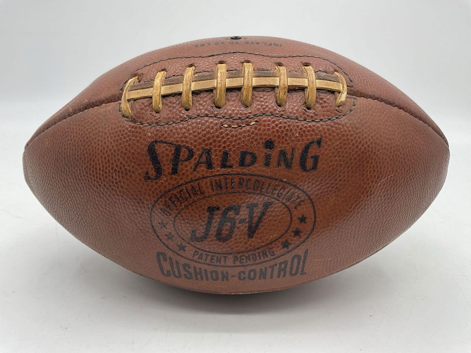 Vintage Spalding J6V Cushion-Control Football (1 of 2)