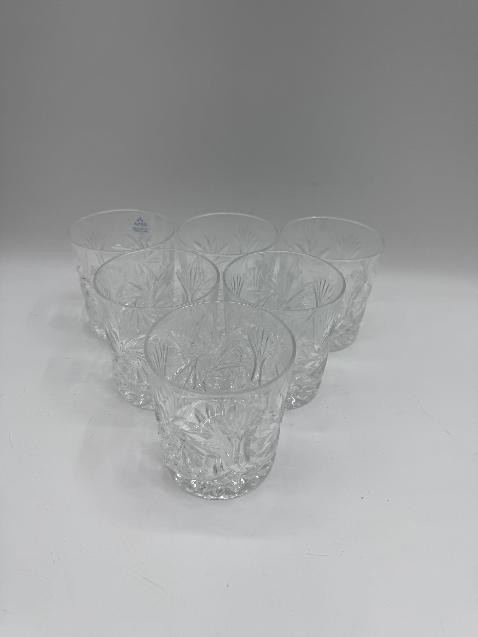 Set of Six Irena Crystal Tumblers (1 of 4)