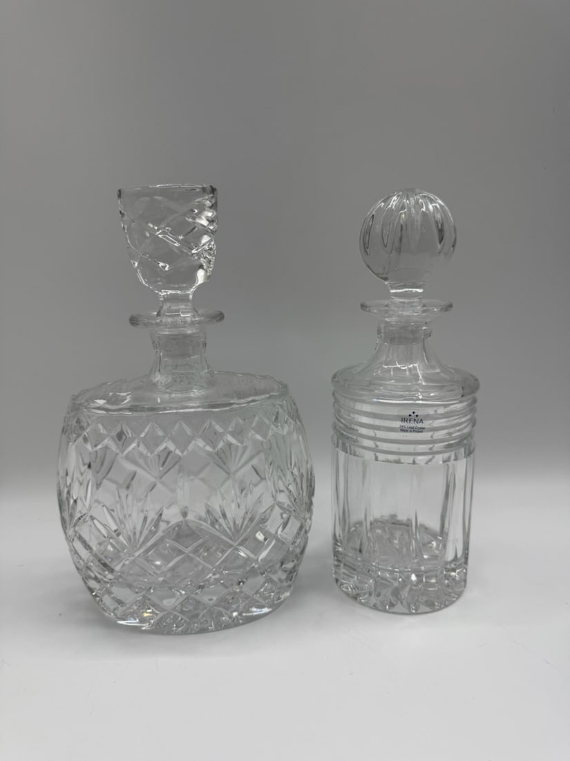 Two Irena Crystal Decanters (1 of 3)