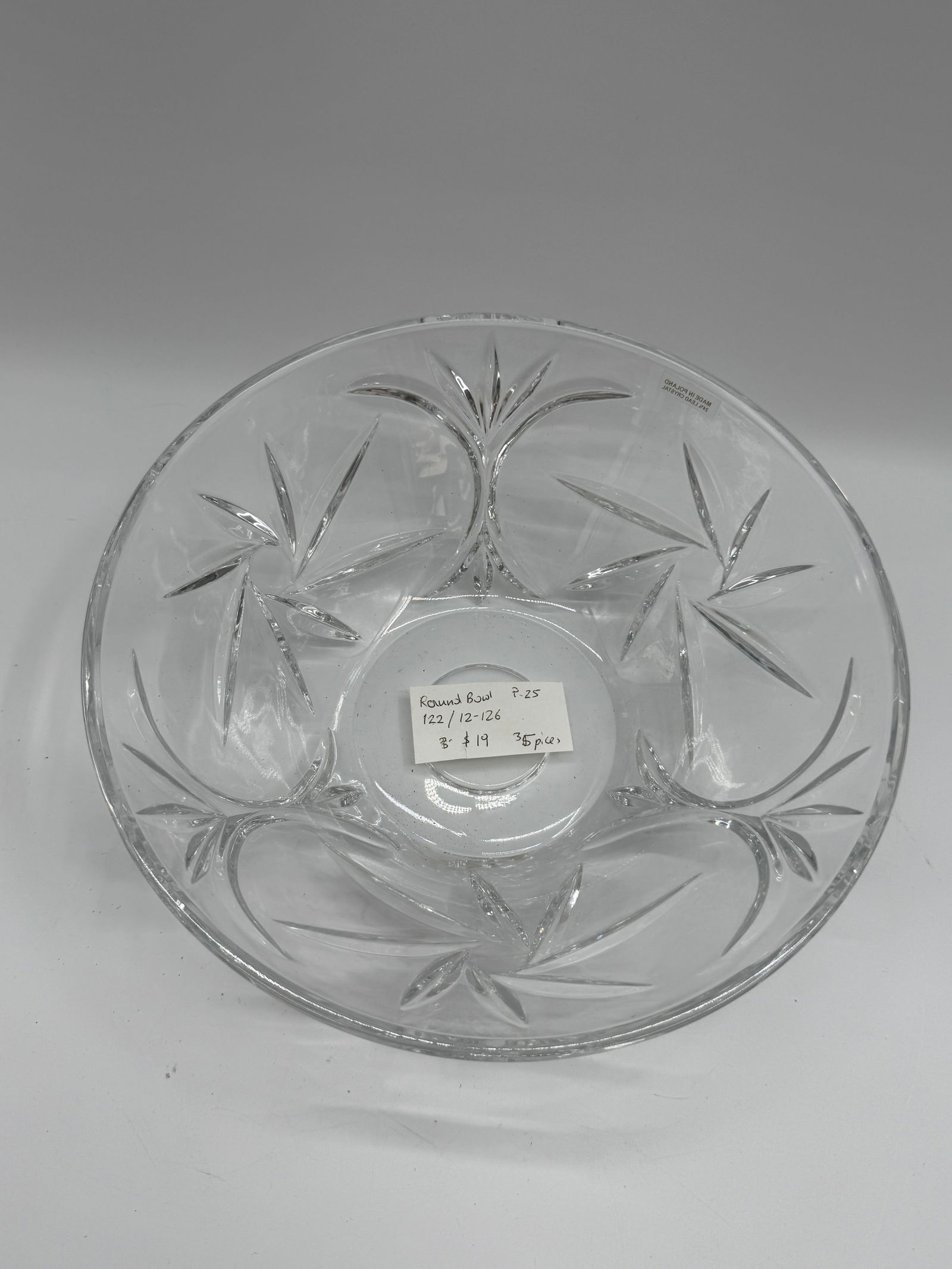 Cut Crystal Bowl (1 of 3)