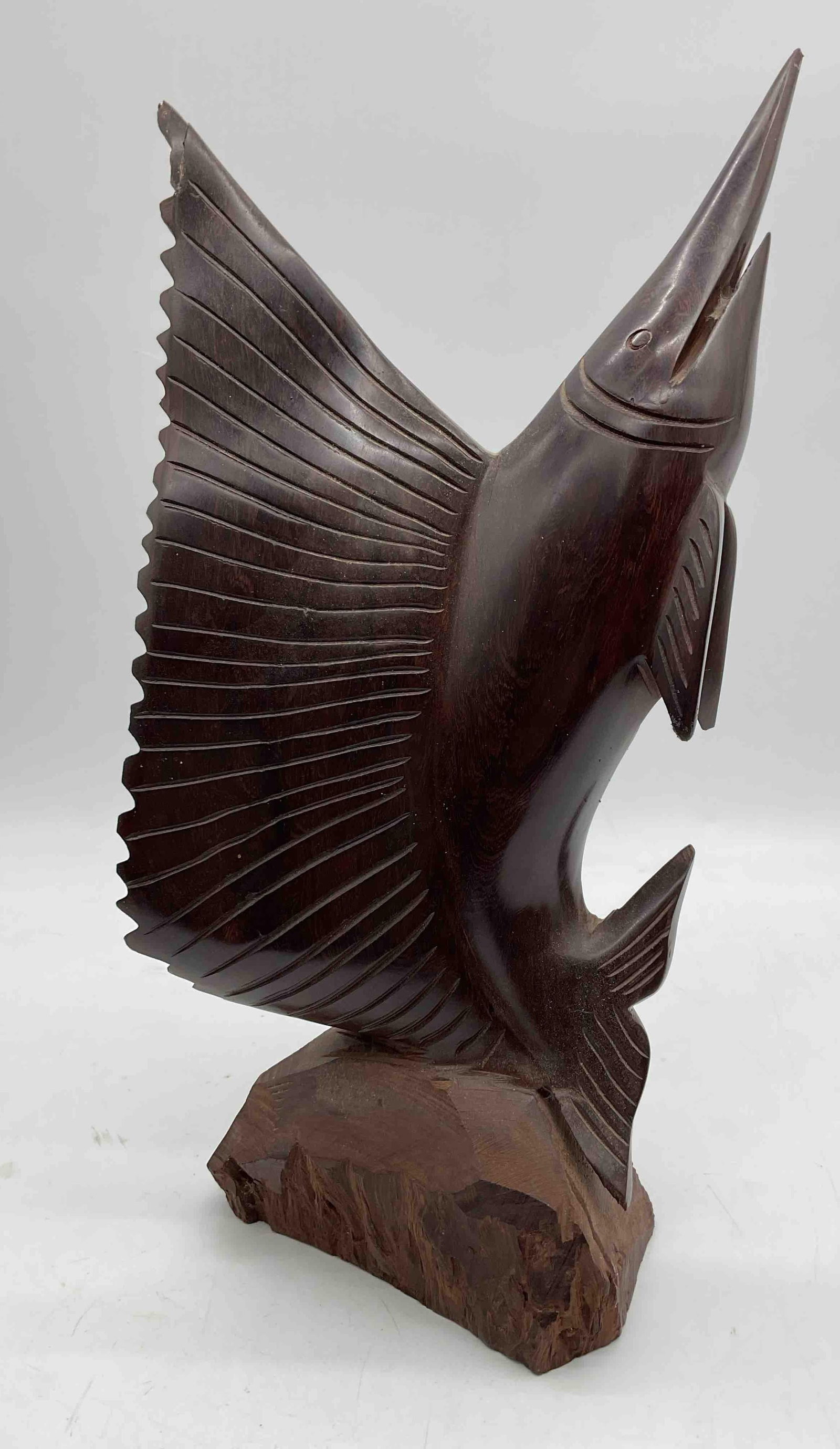 Handcarved Ironwood Marlin/ Swordfish (1 of 5)