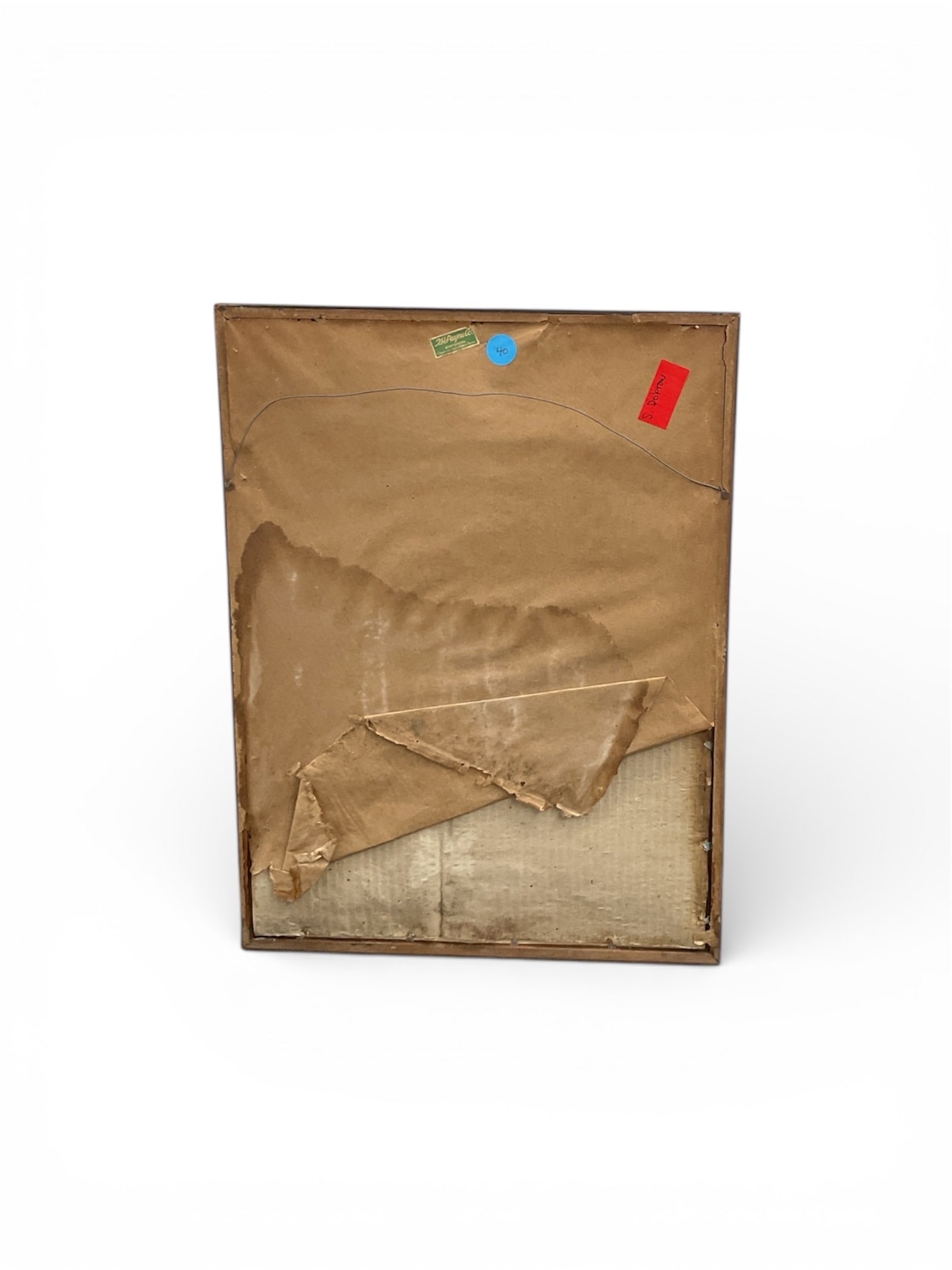 Framed Architectural Watercolor Arch of San Francisco by A F Mettell: This framed watercolor depicts the Arch of San Francisco by A F Mettell, rendered in warm tones with expressive architectural detail. The composition highlights the historic stone archway with