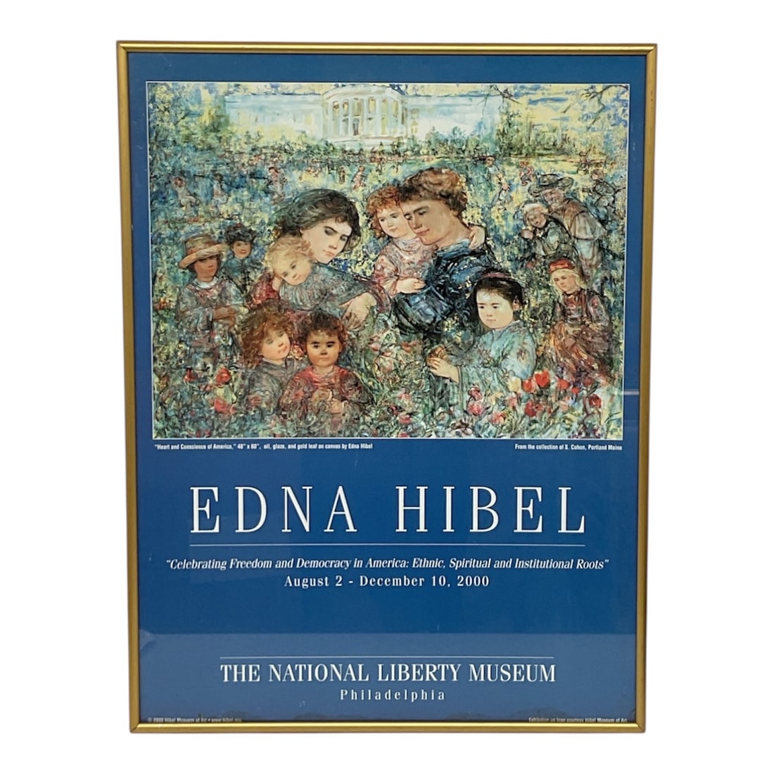 Edna Hibel National Liberty Museum Exhibition Poster Philadelphia (1 of 3)