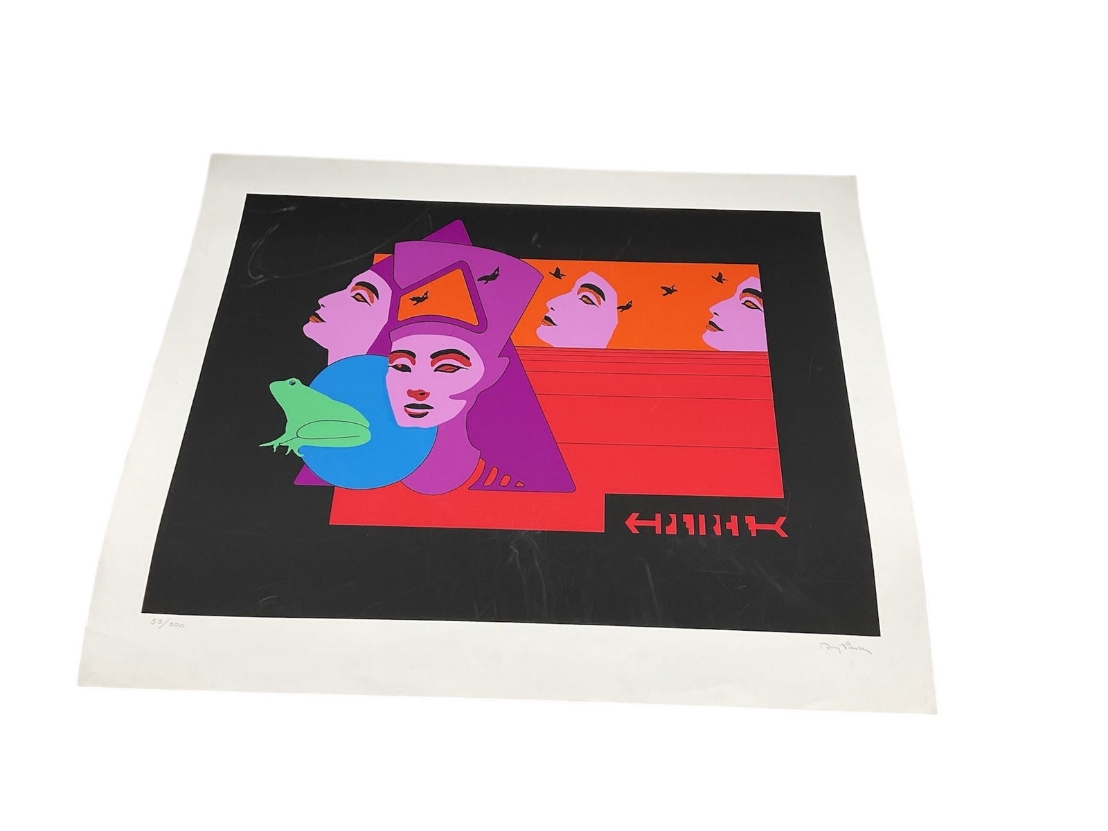 Nefertiti by Guy Pierce 1979 Serigraph (1 of 4)