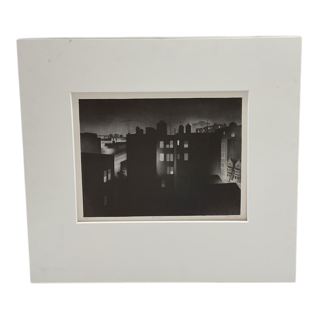 Night Glow by William J. Behnken Limited Edition Lithograph 1982 (1 of 7)