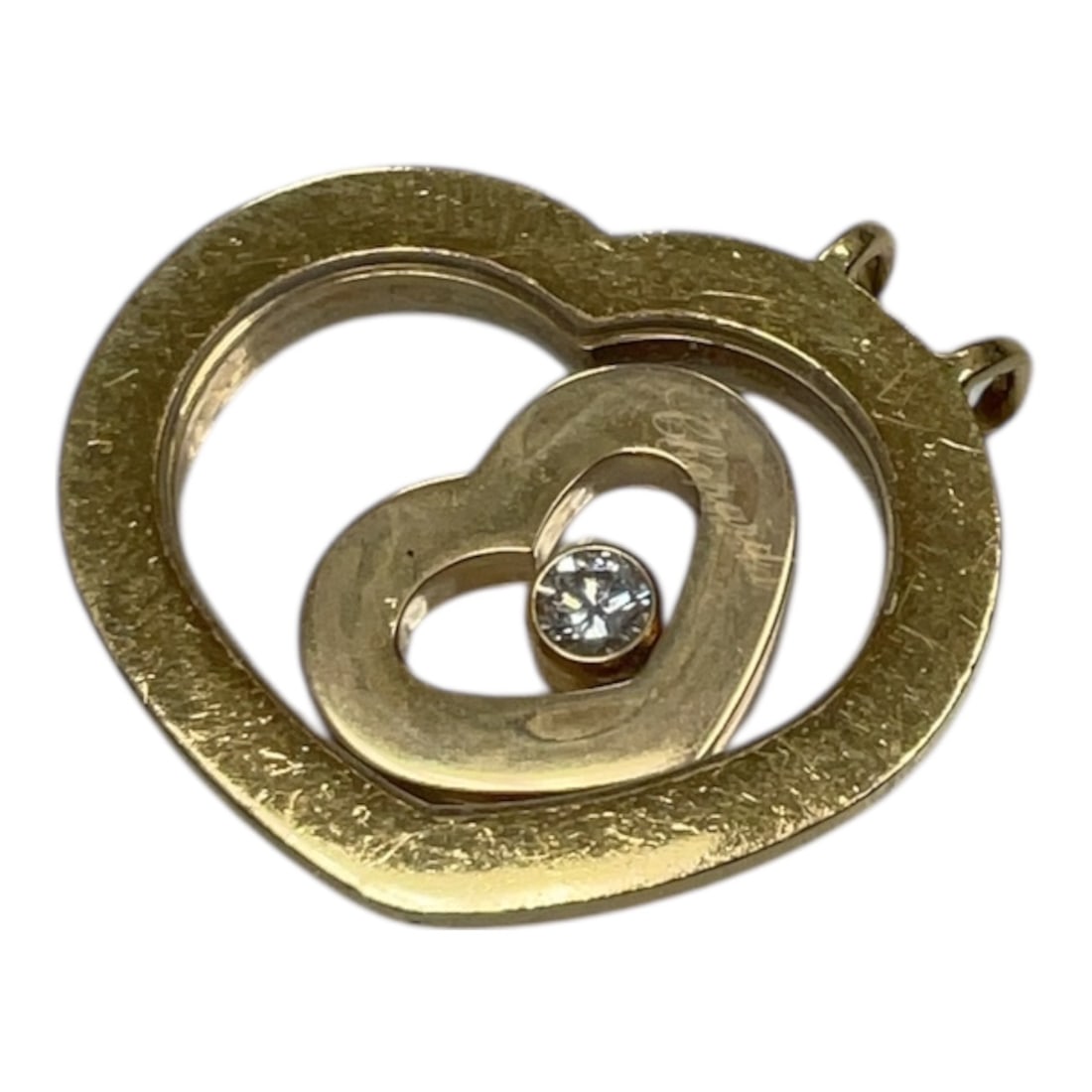 Chopard 18Kt Happy Spirit Diamond Heart Pendant (1 of 2)