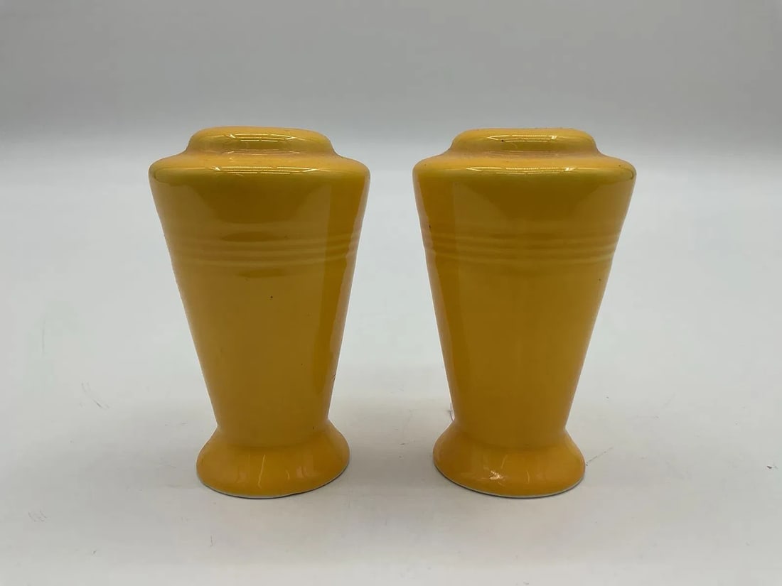 Vintage Fiesta Style Yellow Salt and Pepper Shakers (1 of 3)