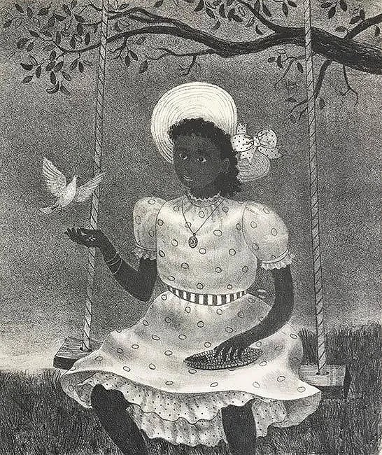 Doris Emrick Lee 'The Dove': Hand signed by the artist. Artwork is in excellent condition. Certificate of authenticity included. Artist: Doris Emrick Lee Title: The Dove Medium: Lithograph On Paper Size: 11.25 x 9.5 inches