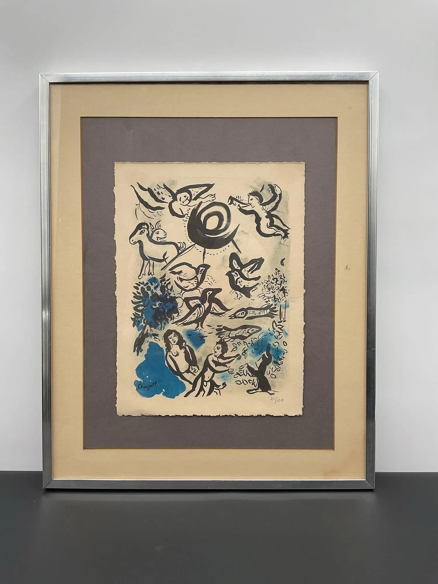 Creation by Marc Chagall Limited Edition Lithograph (1 of 4)