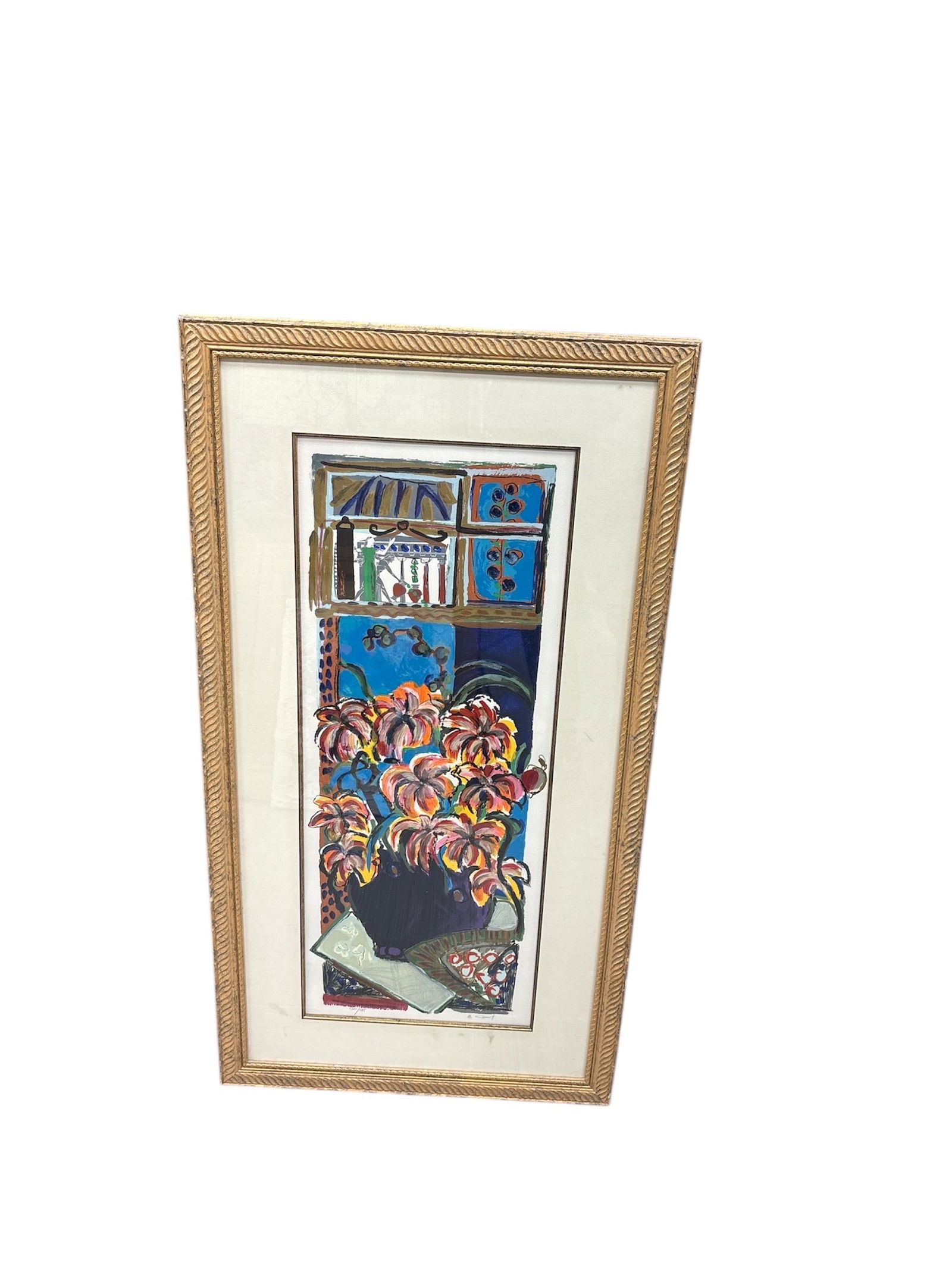 BRACHA GUY (Israeli, b. 1948) "DIVINE FLOWERS" Signed & Numbered Lithograph (1 of 5)