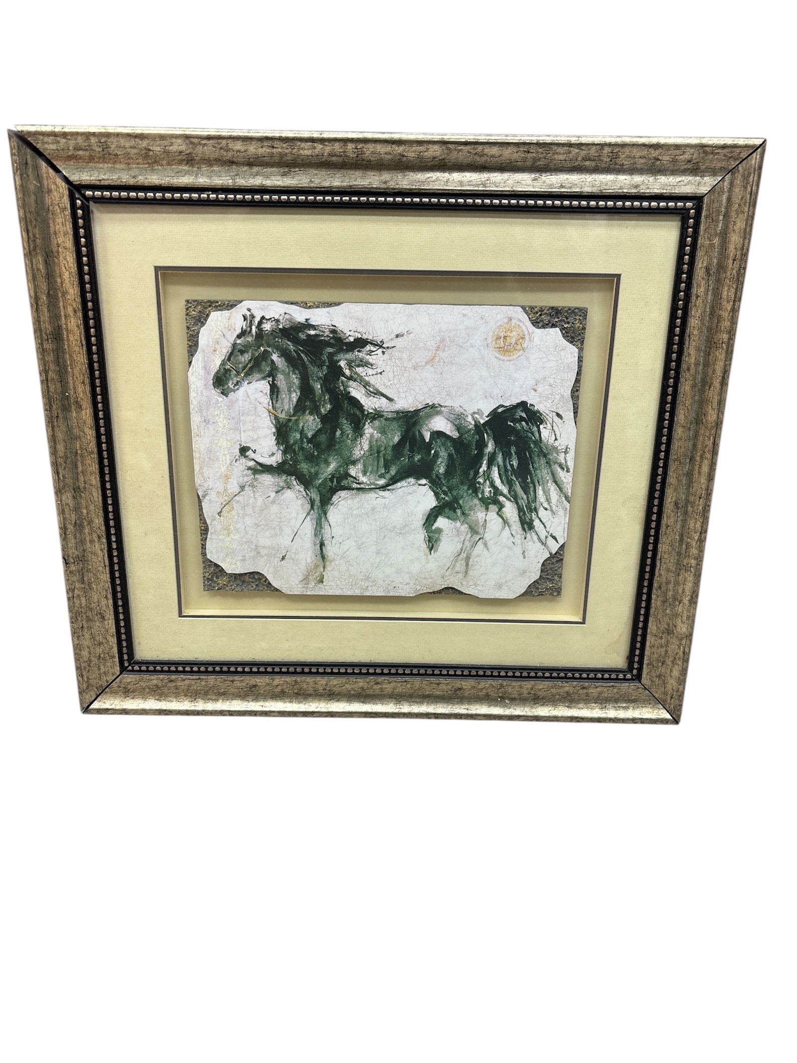 Stunning Framed "LEPA ZENA" Marta Gottfried Horse Art Print - Impressionist Style (1 of 4)