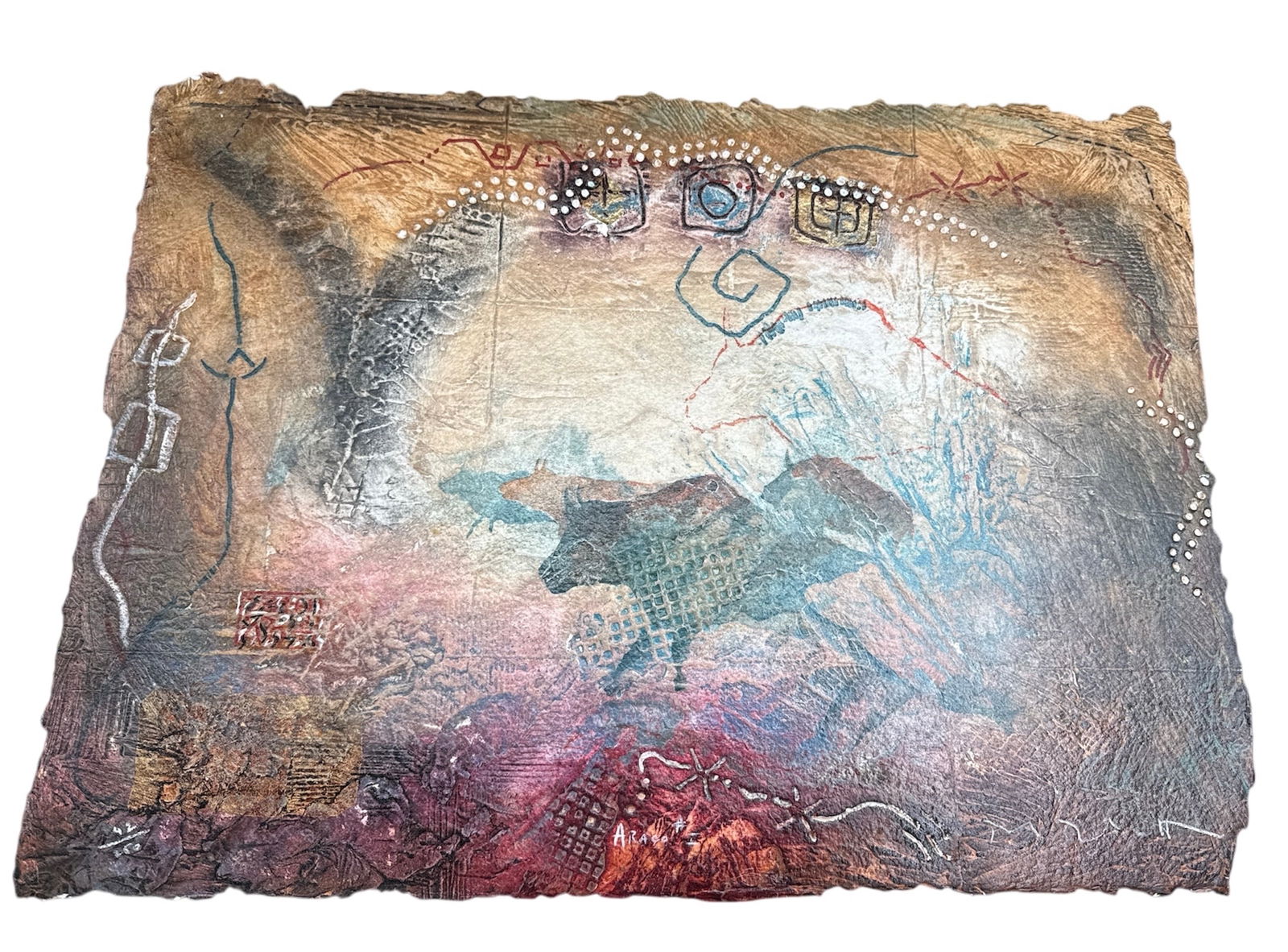 "Arago I" by Dodsworth (English, b.1952) Carborundum Etching (1 of 6)