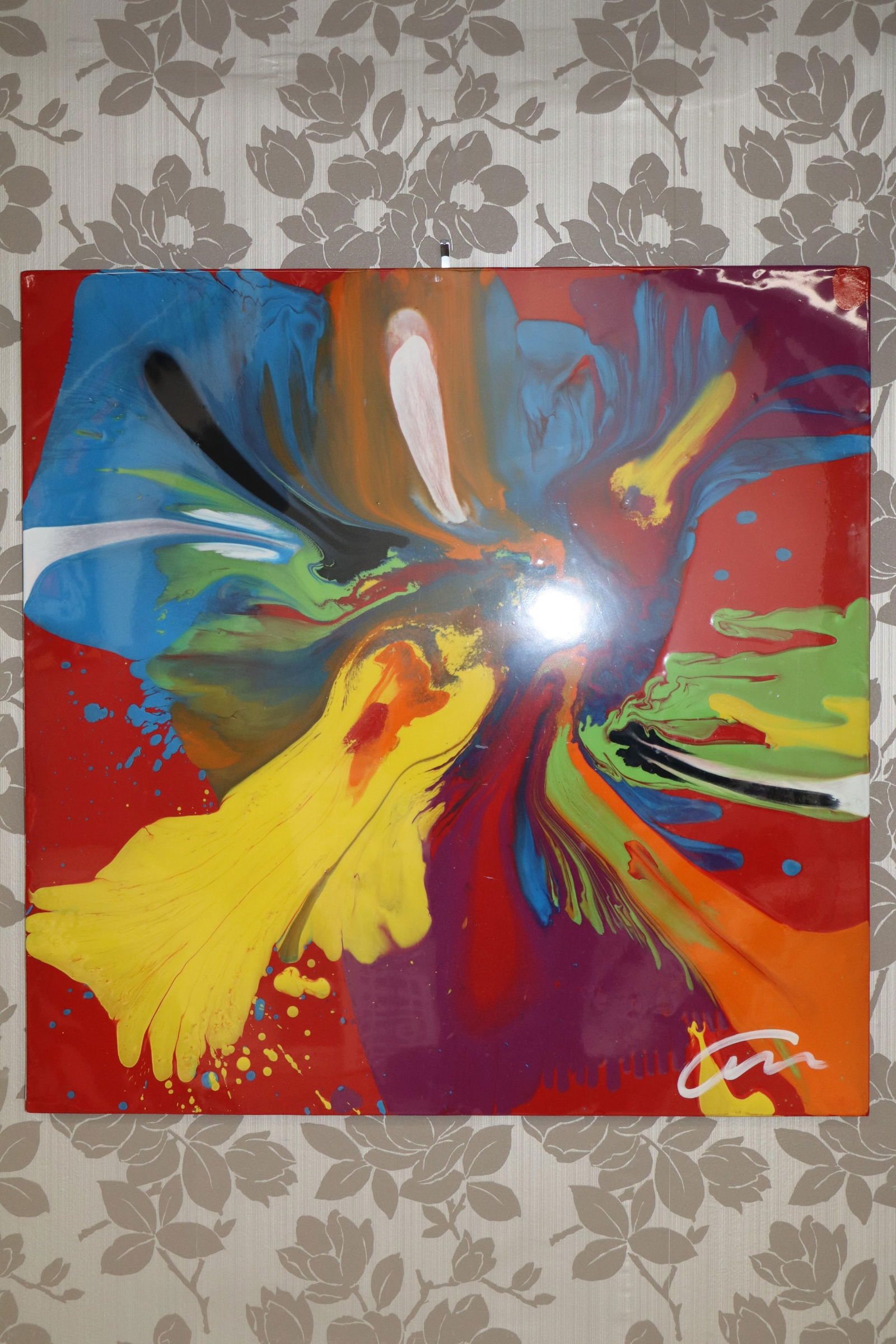 "Erogenous Zone" by Mac Worthington(American) Acrylic on metal (1 of 7)