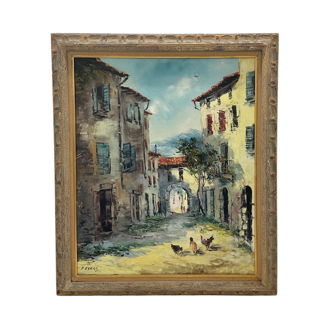 European Village Street Scene by Peters (1 of 5)