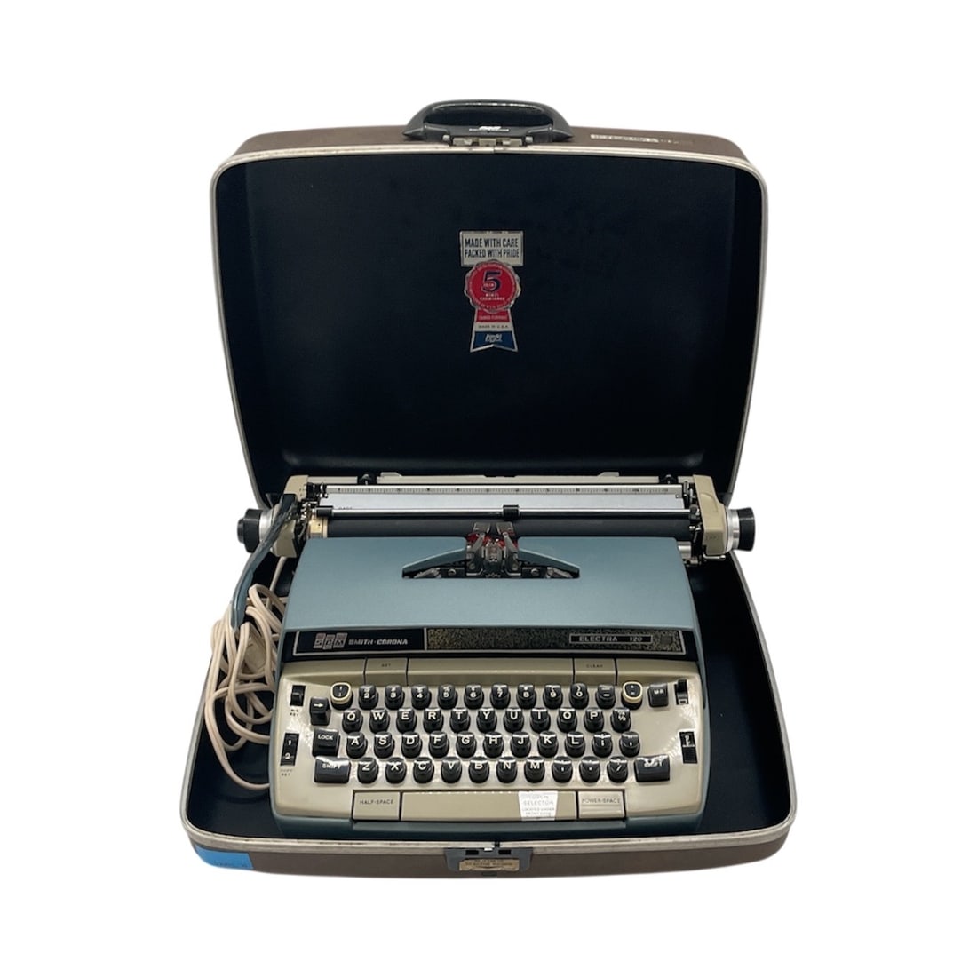 Smith Corona Coronomatic 2200 Electric Typewriter with Case and Paperwork (1 of 7)