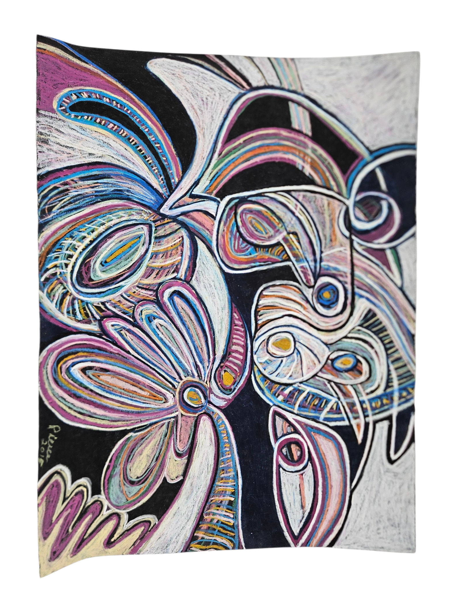 Abstract Linework Composition by Gloria Landsman Pierce (1 of 2)