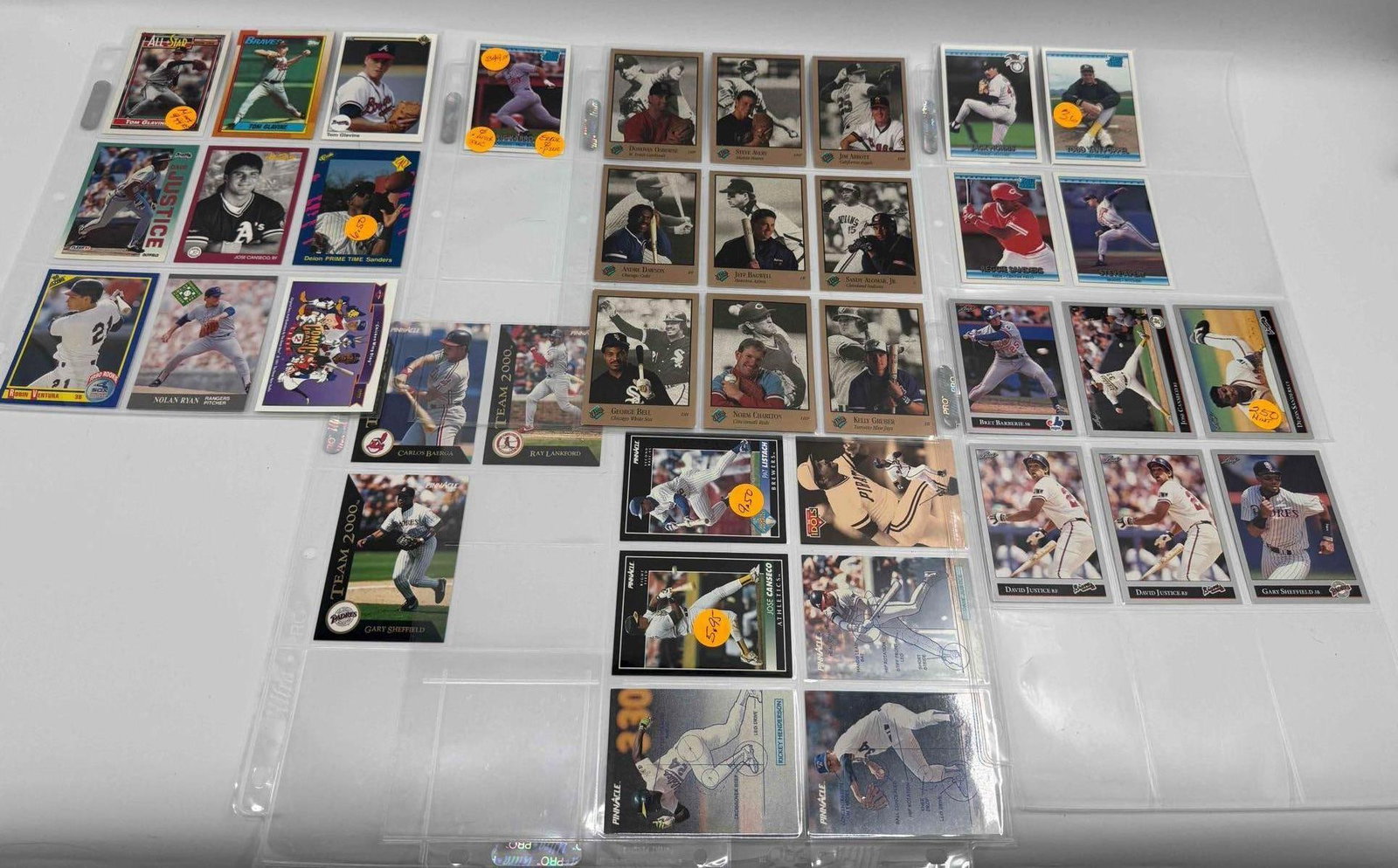 Collection of Vintage and Modern Baseball Cards in Sleeves (1 of 5)