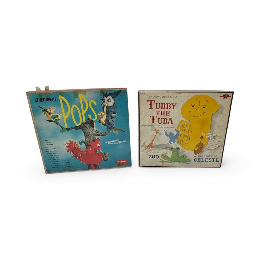 Vintage Children´s Records Lot - Orchids Pops & Tubby the Tuba Celeste LPs (1 of 2)