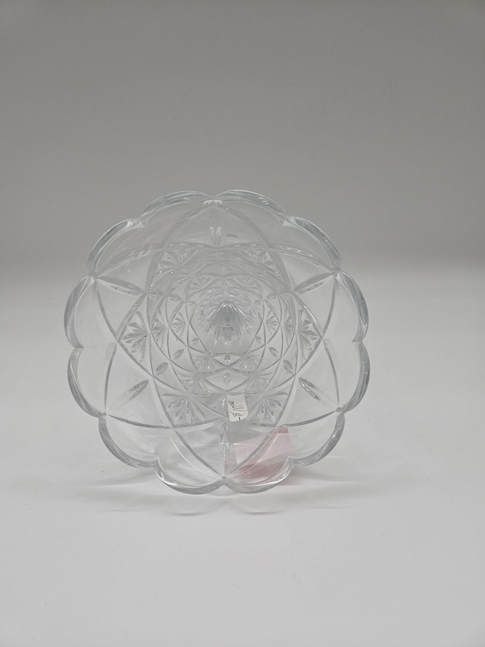 Cut Crystal Cornucopia Vase - 2